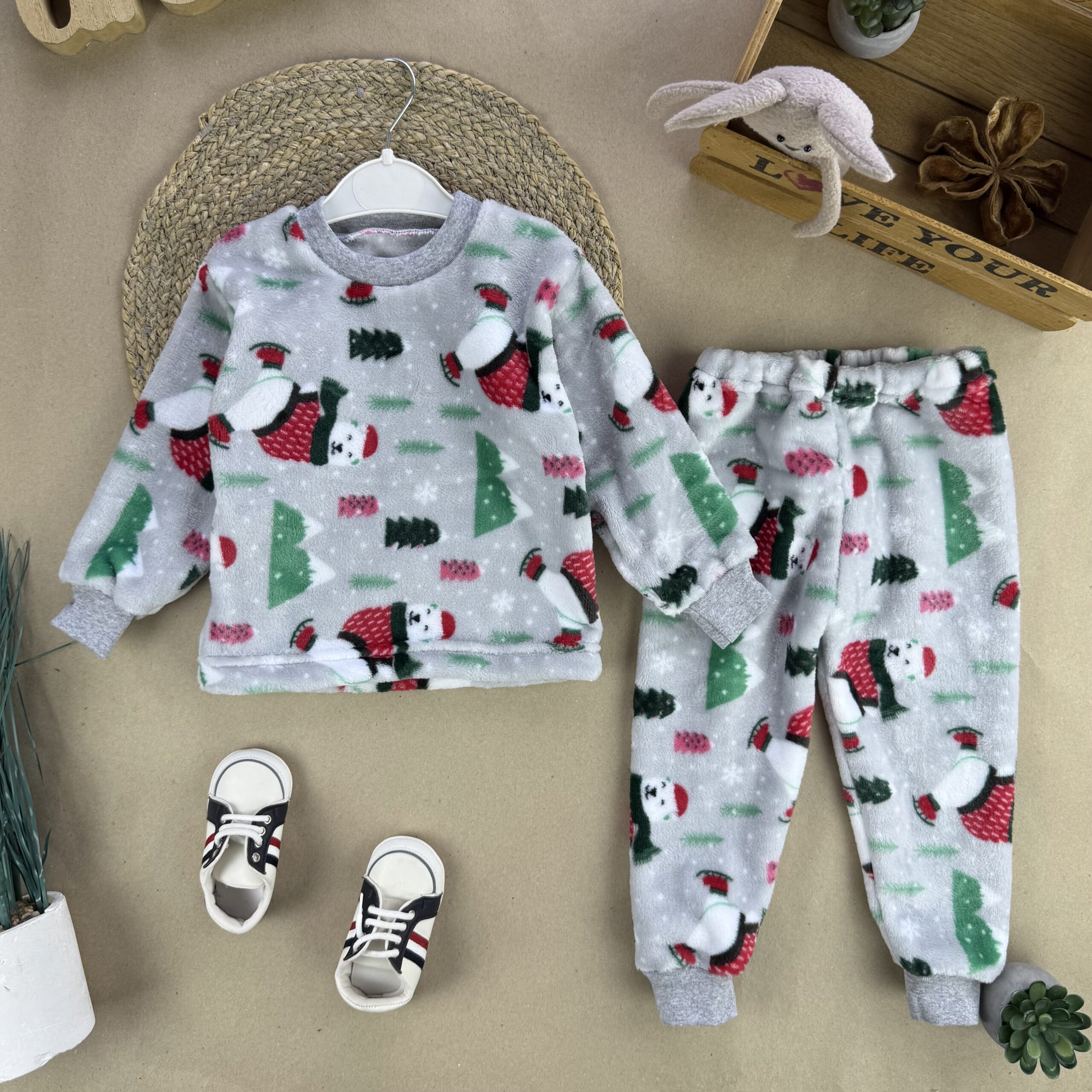 Піжама новорічна ведмежа