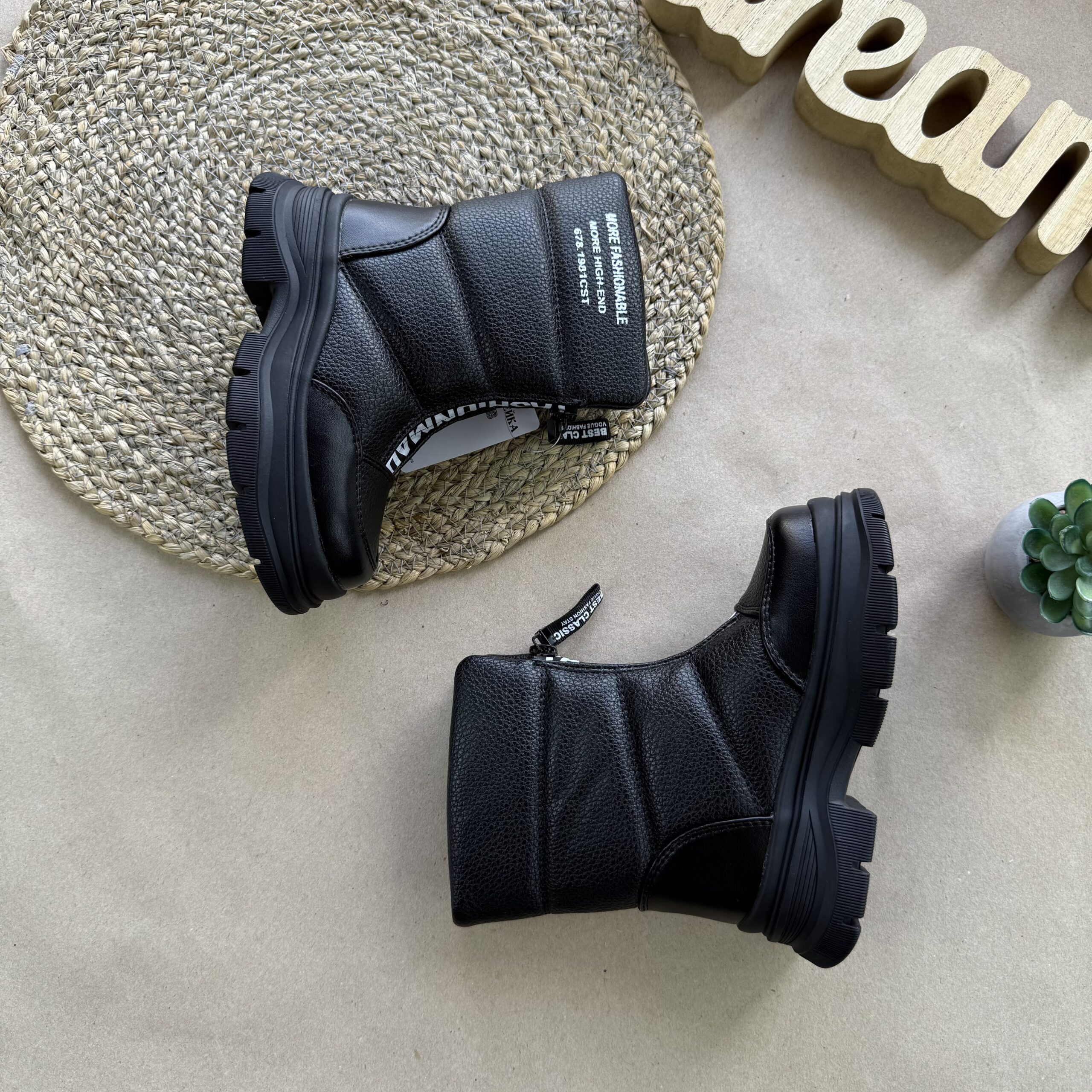 Термочоботи чорні 26-31 fashion