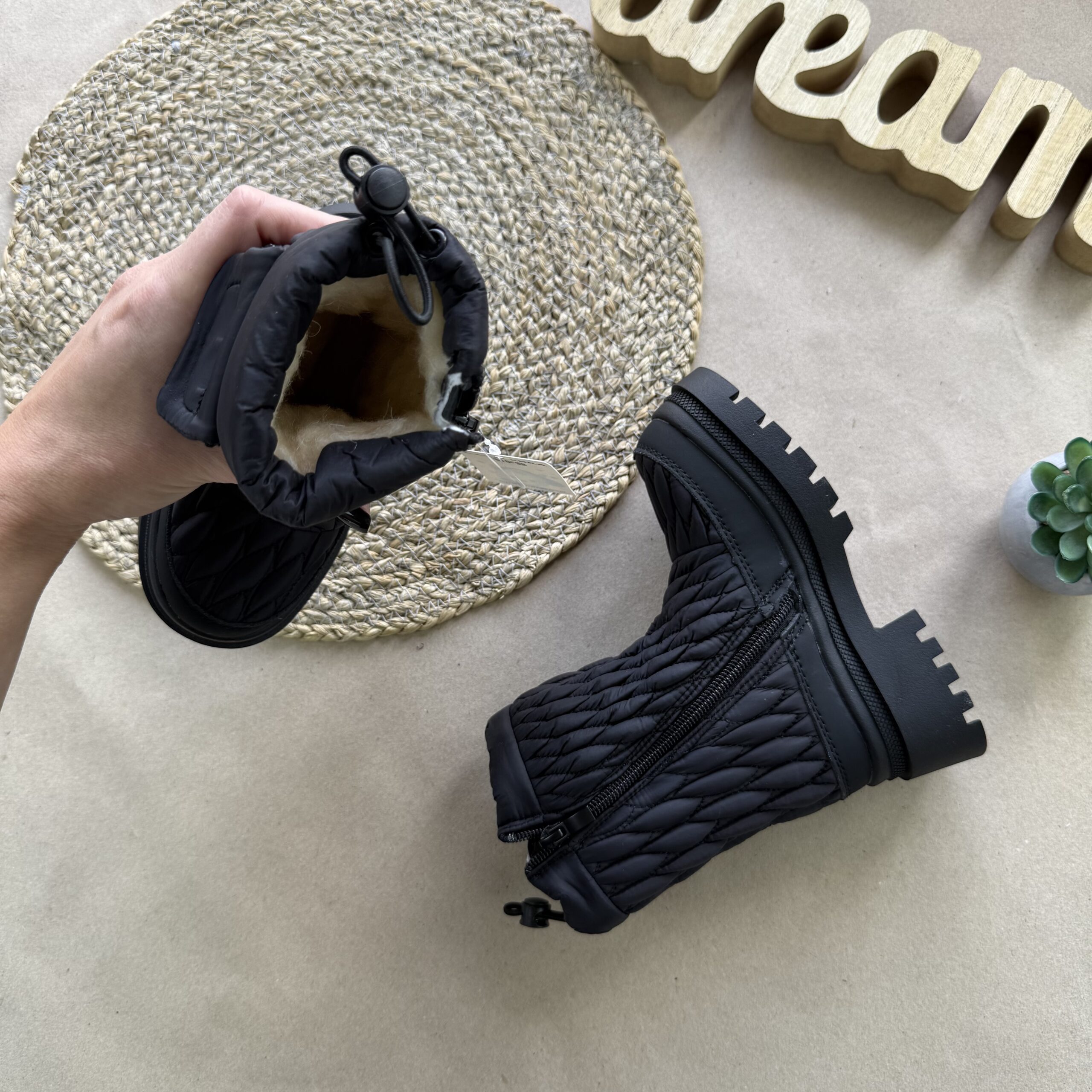 Термочоботи чорні 27-32 shris