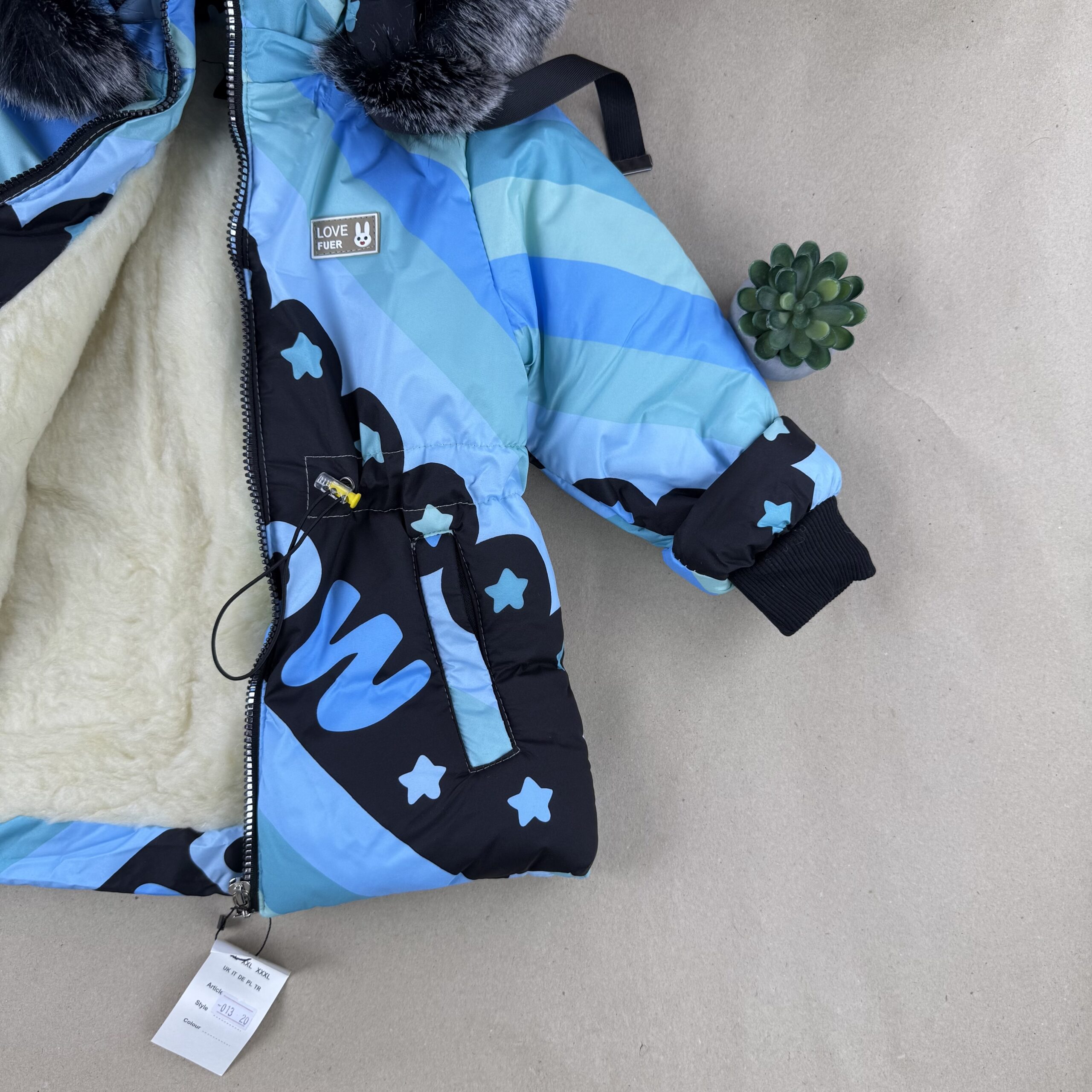 Куртка дівчинка anb з синім 98-122