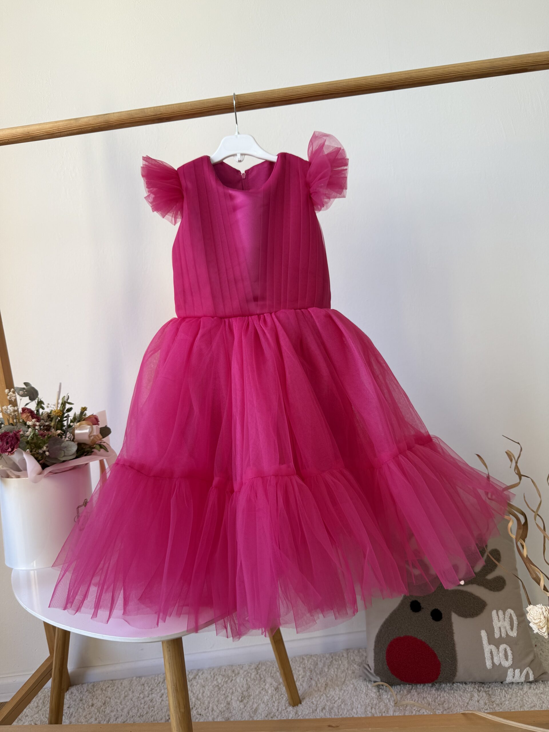 Сукня пишна малинка 5-8 років