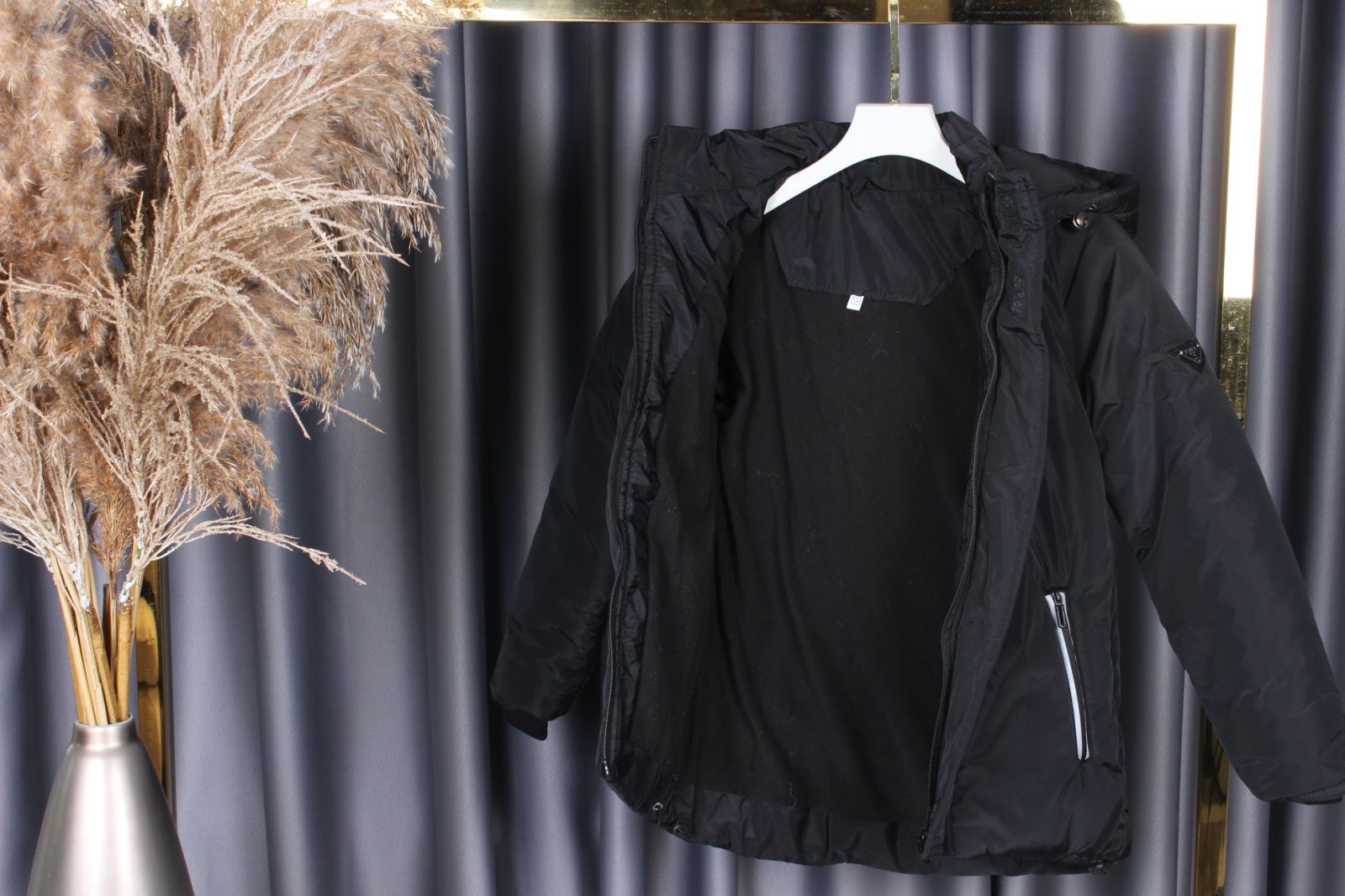 Куртка підліток чорна 134-164