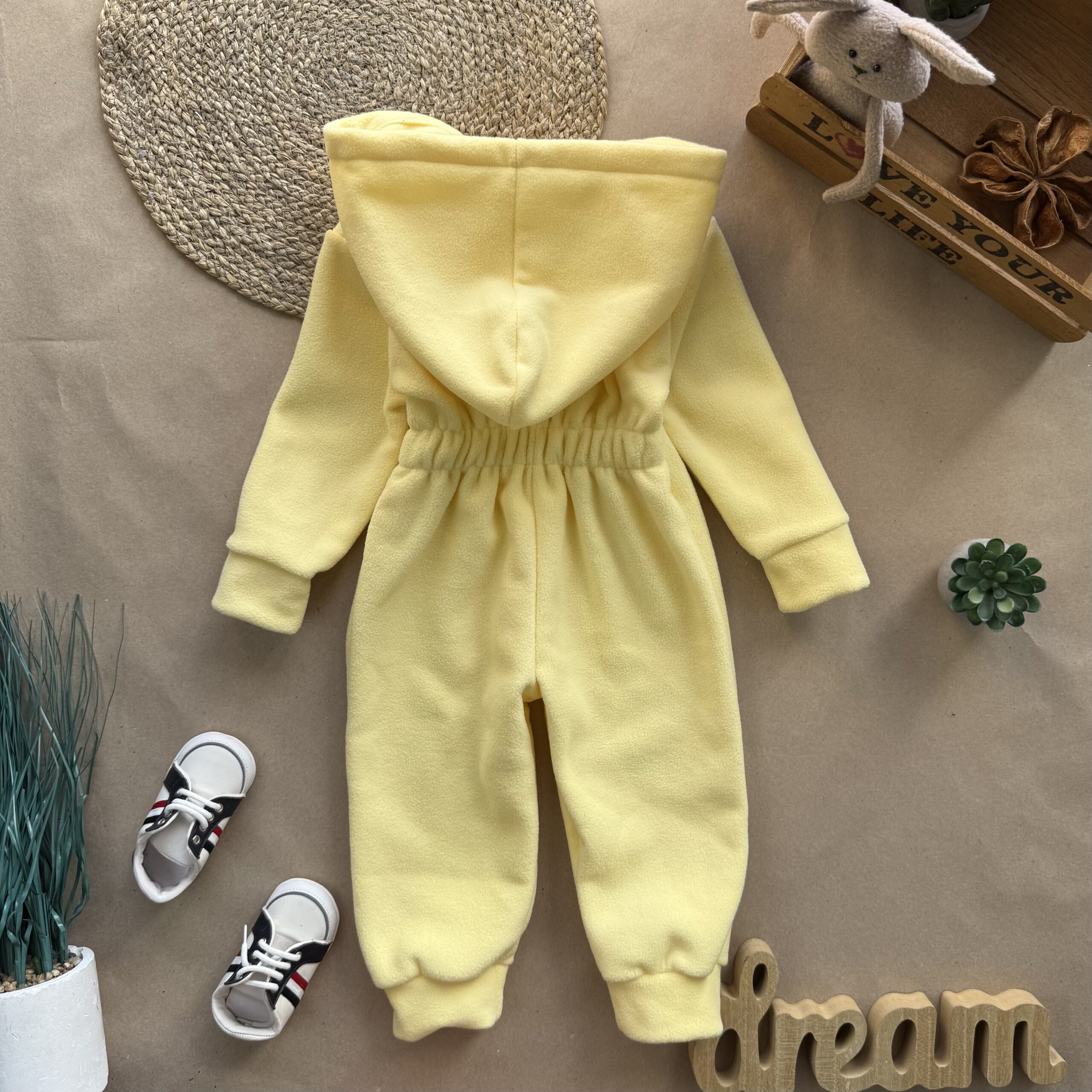 Ромпер фліс жовтий