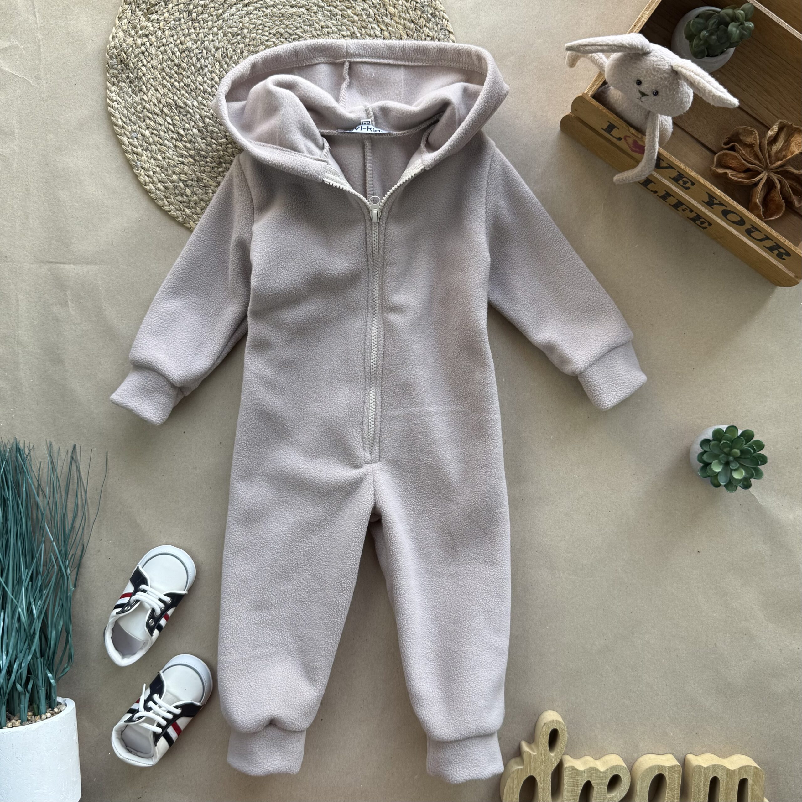 Ромпер фліс мокко