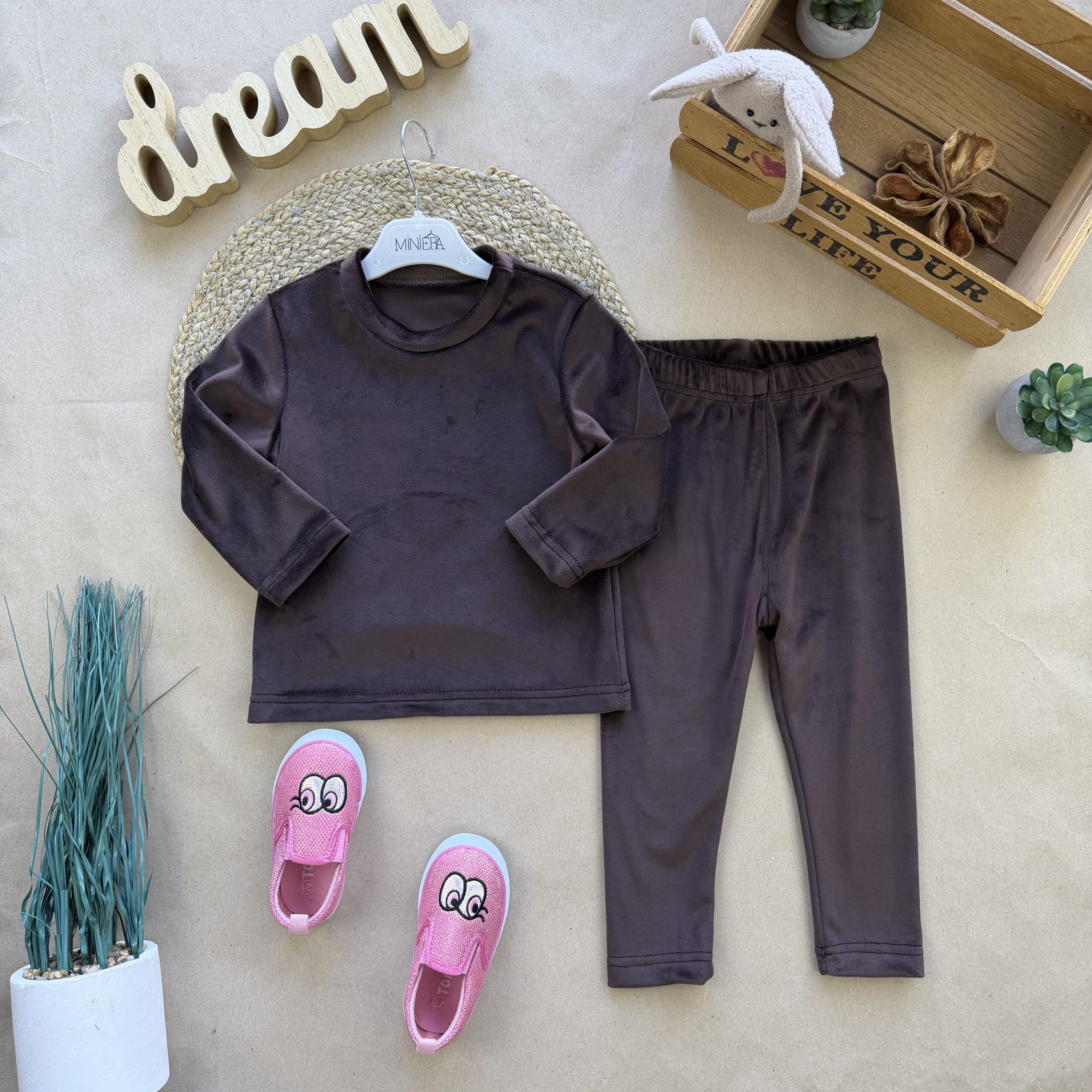 Лонг та лосини шоколад