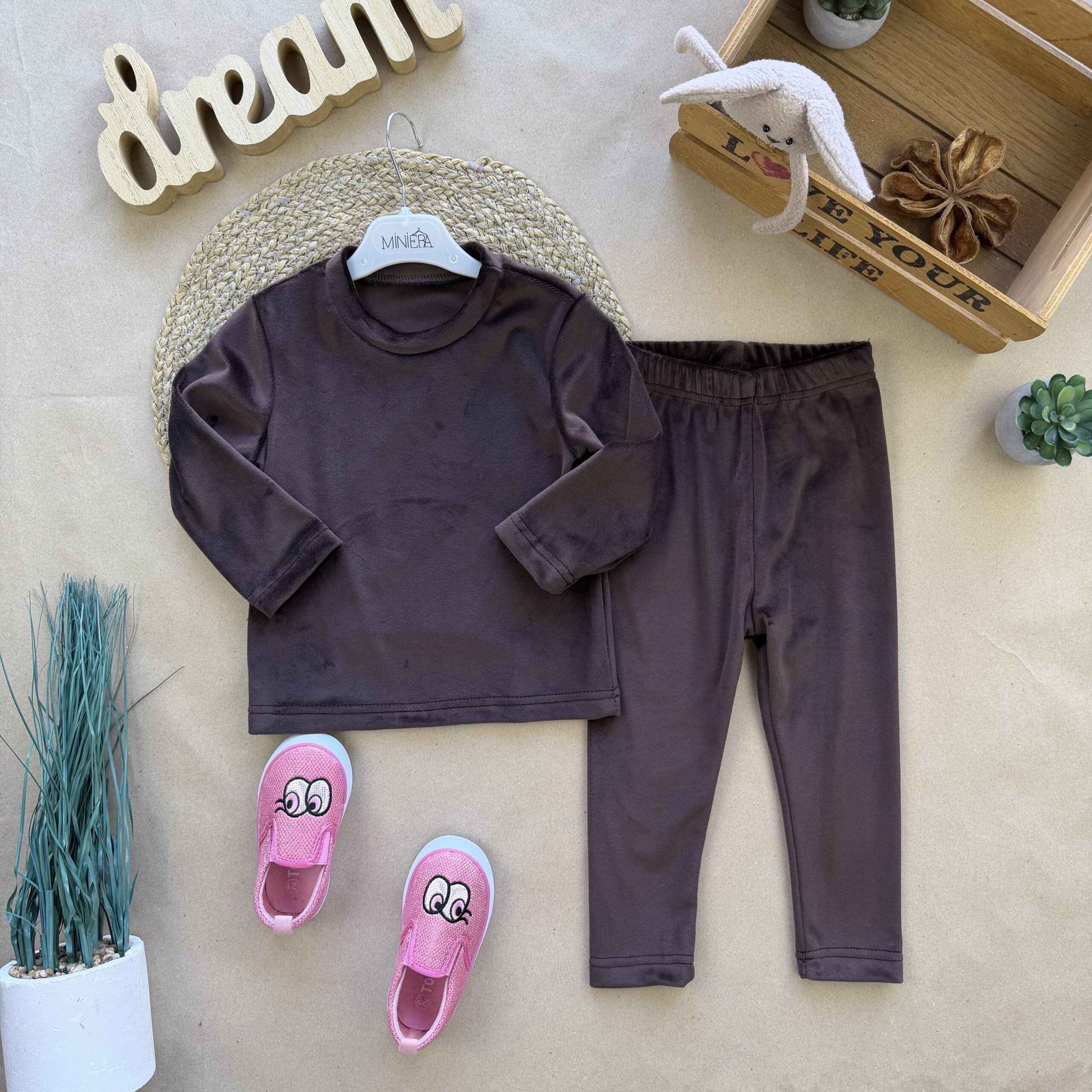 Лонг та лосини шоколад