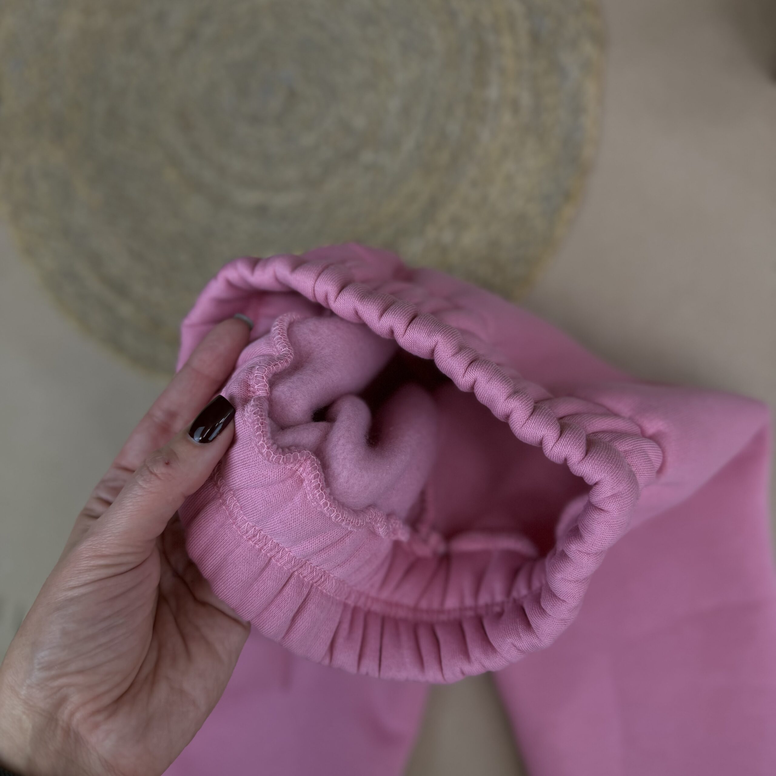 Штани тринитка рожеві. Відшиваються