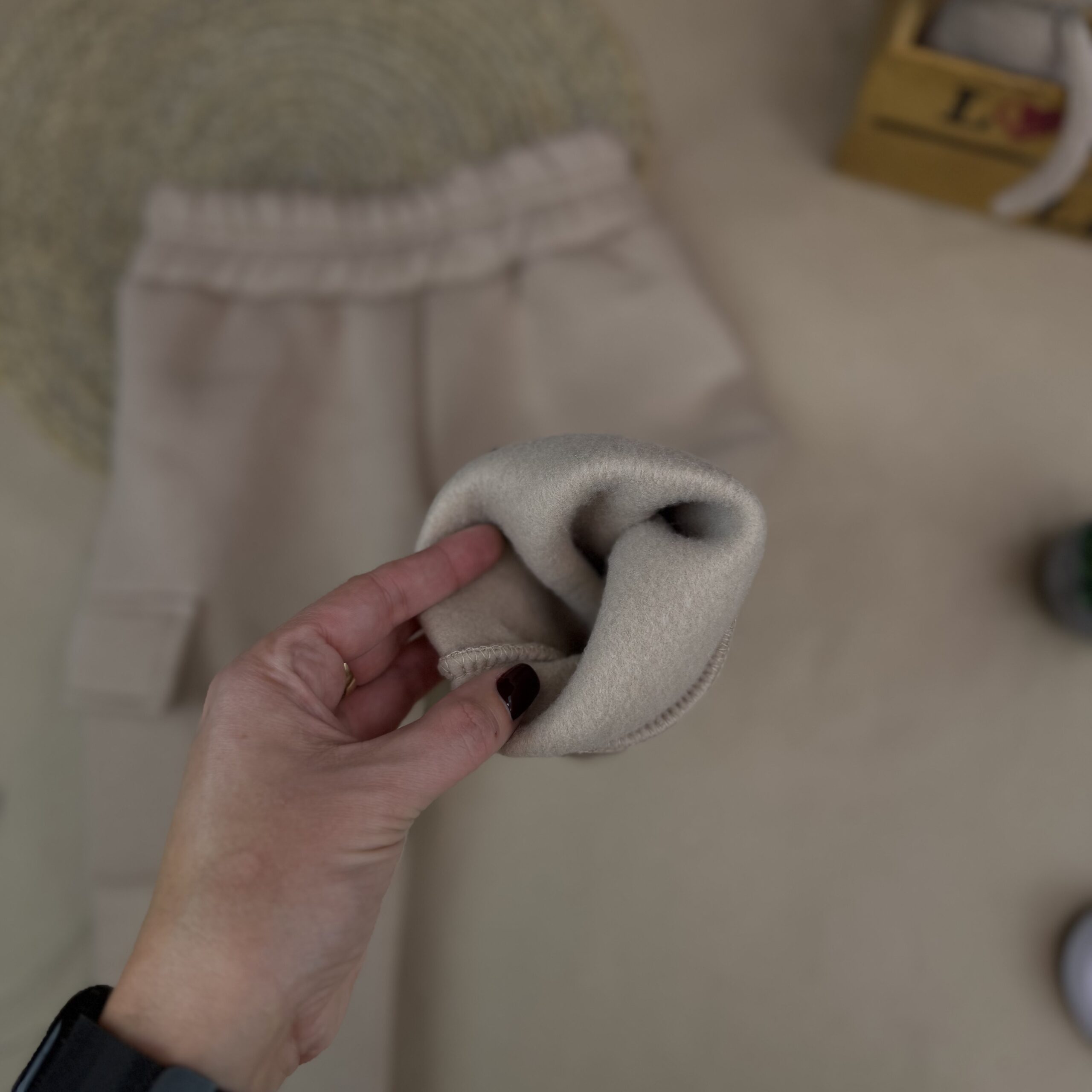 Штани тринитка пісок. Відшиваються