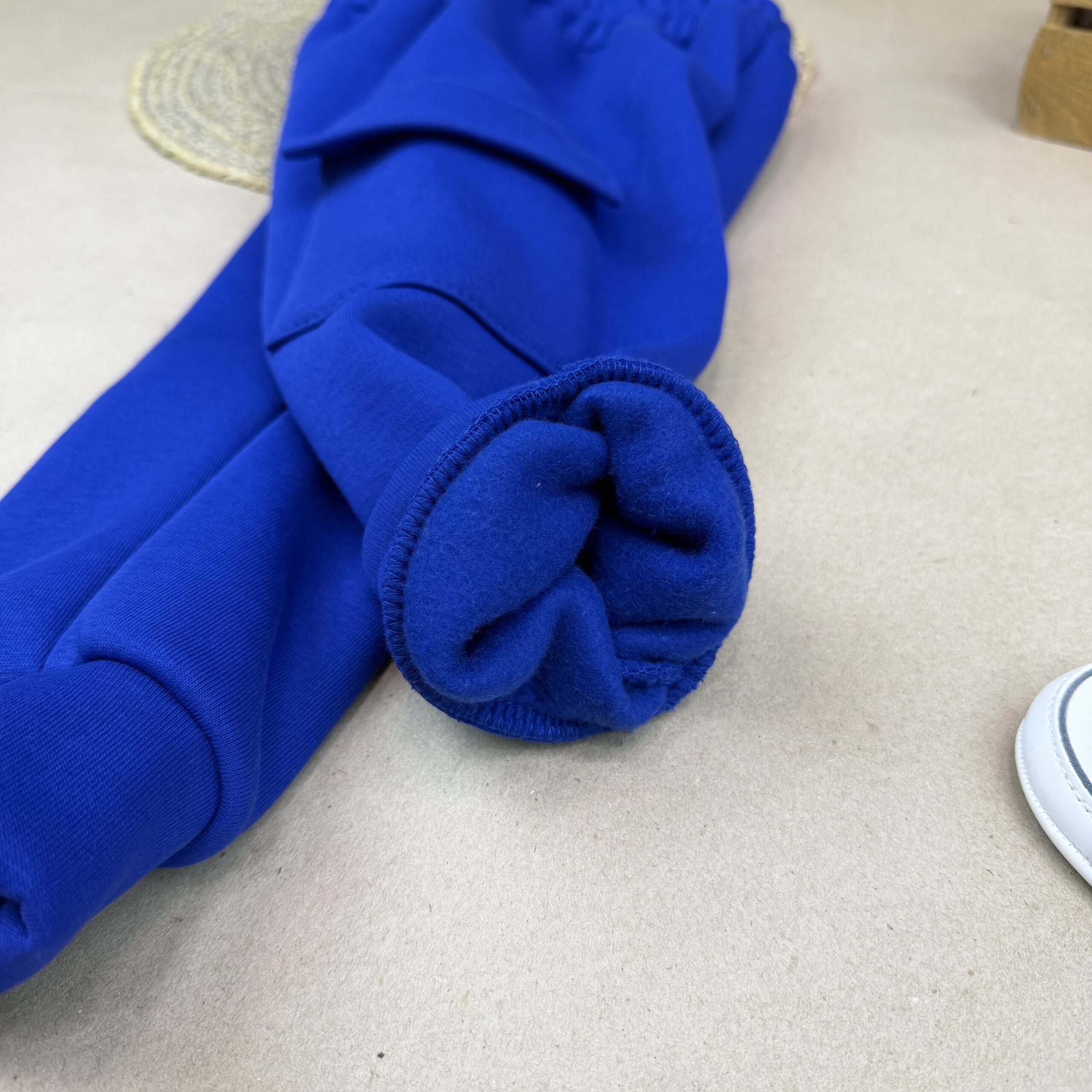 Штани тринитка сині. Відшиваються