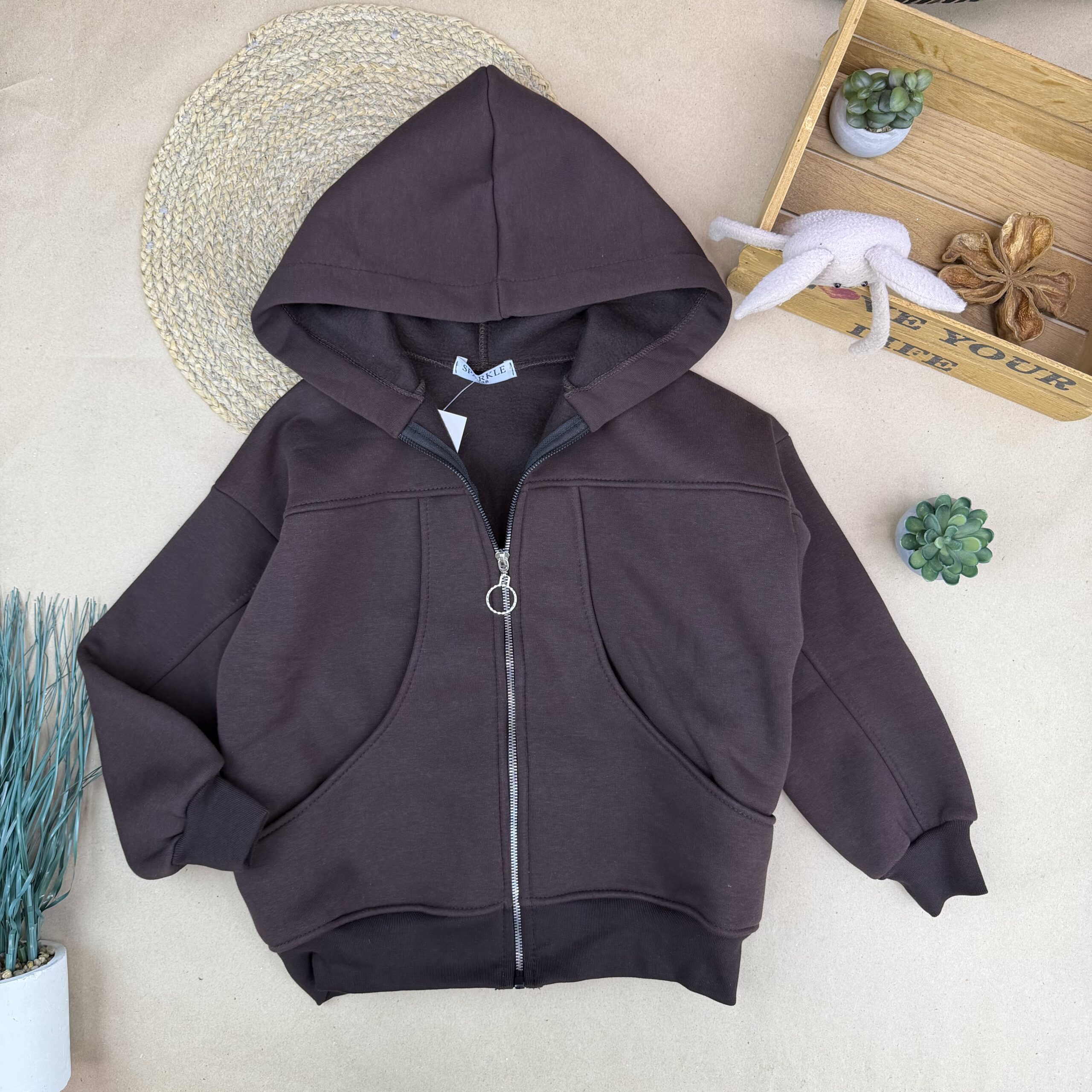 Зіпка spаrkle шоколад тринитка