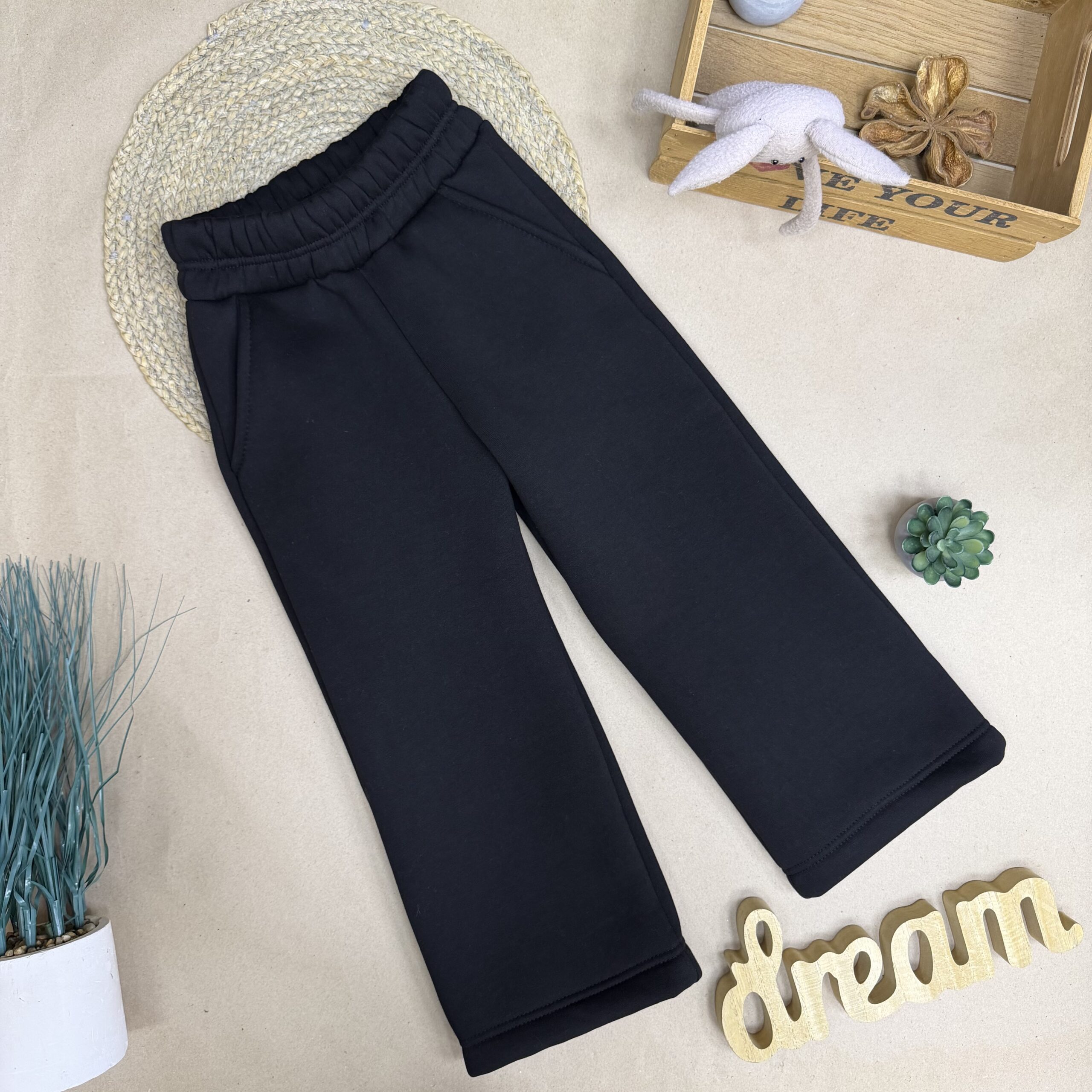 Палаццо тринитка чорні. Відшиваються!