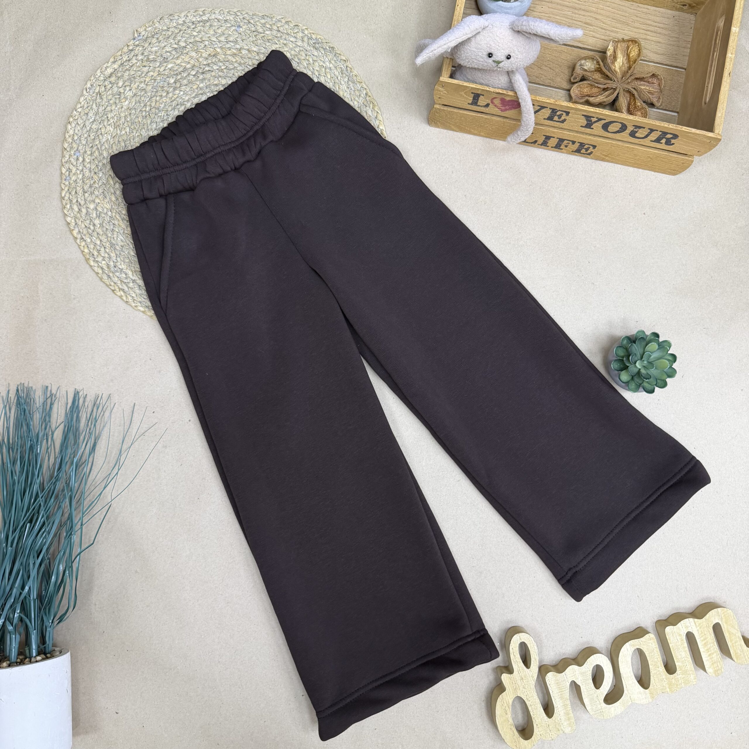 Палаццо тринитка шоколад. Відшиваються!