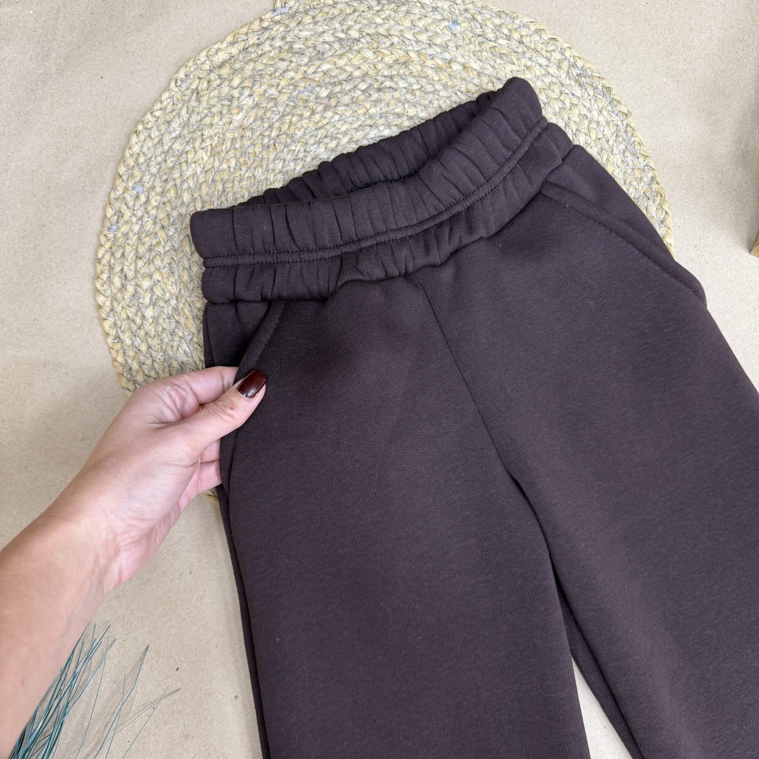 Палаццо тринитка шоколад. Відшиваються!