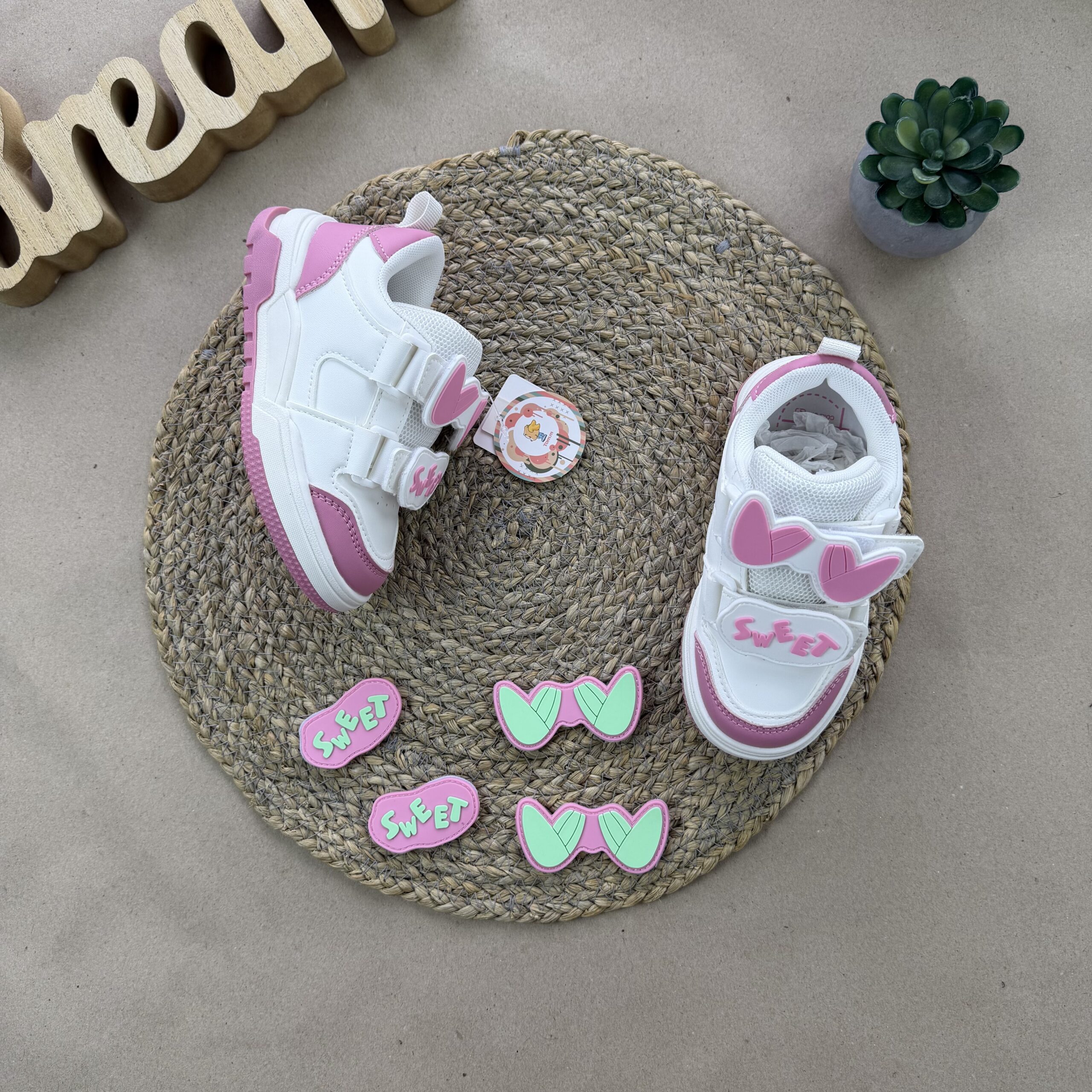 Кросівки біло рожеві sweet 27-31