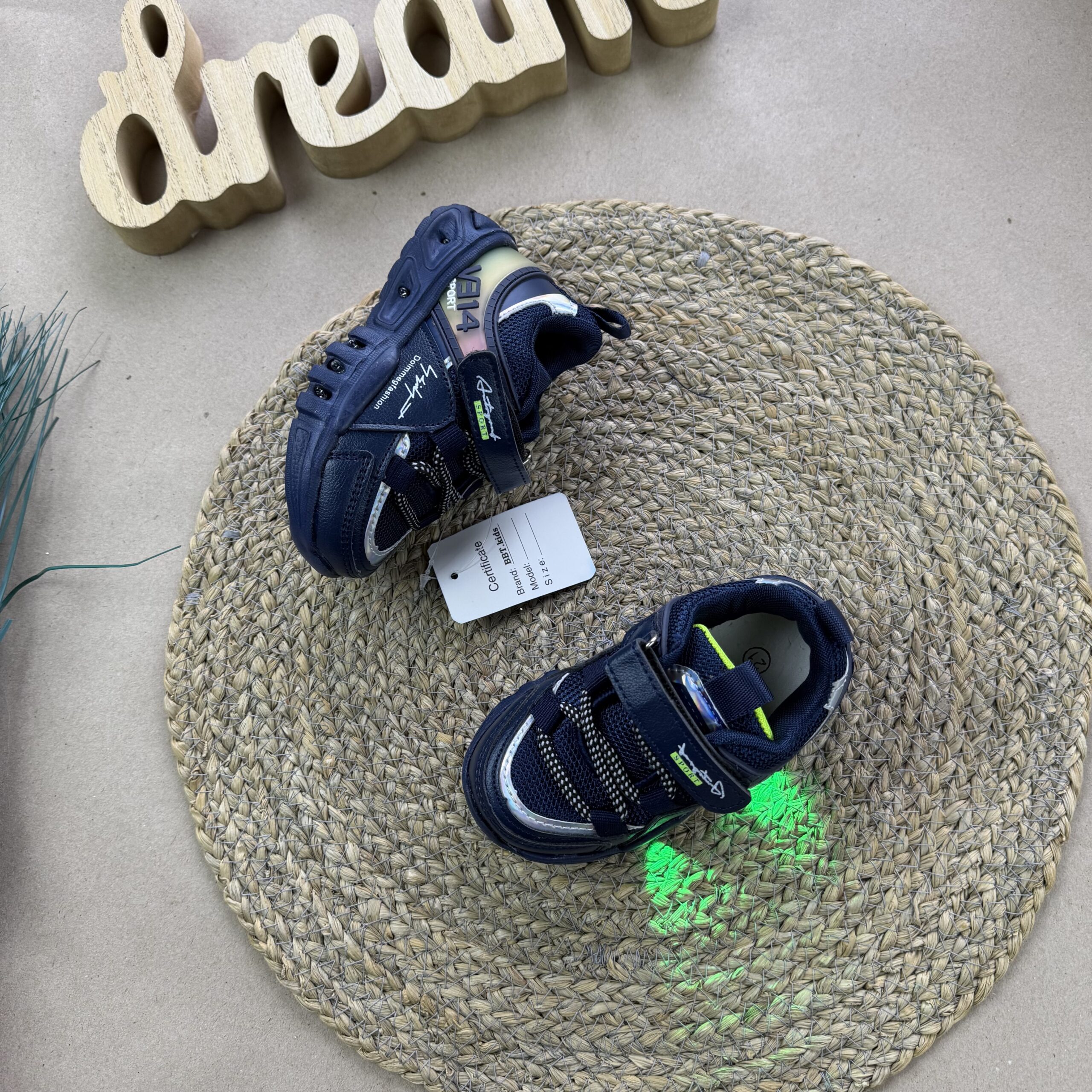 Кросівки ВВТ підсвітка сині