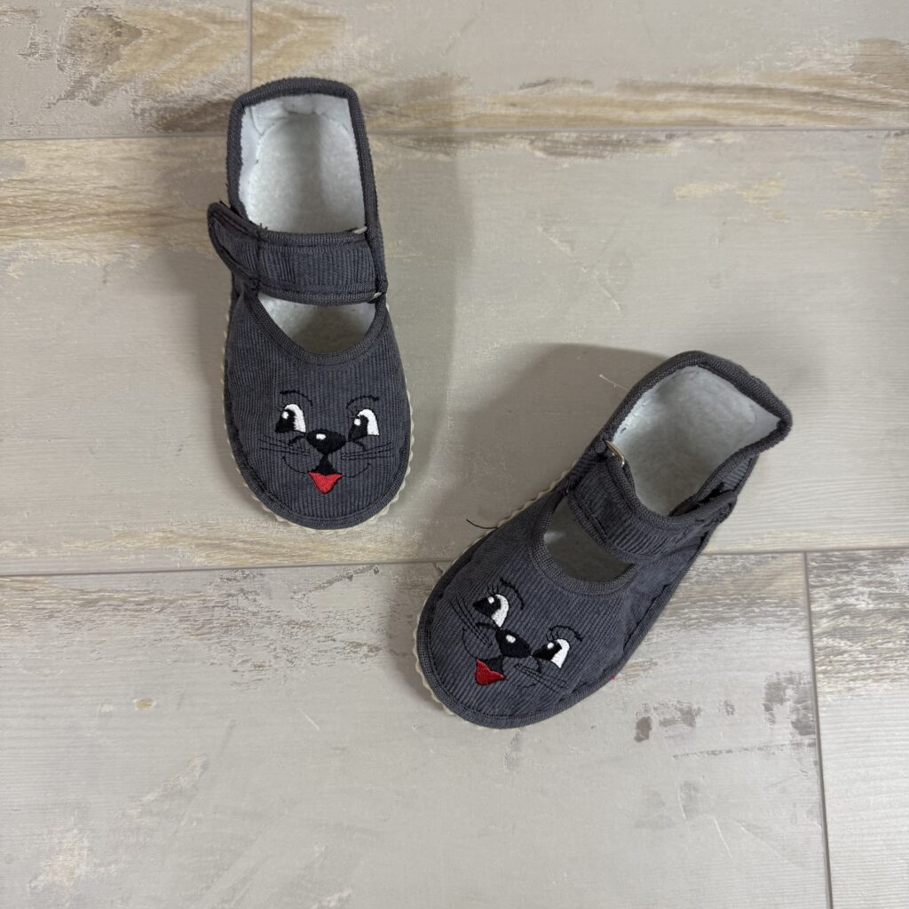 Капці оченята сірі