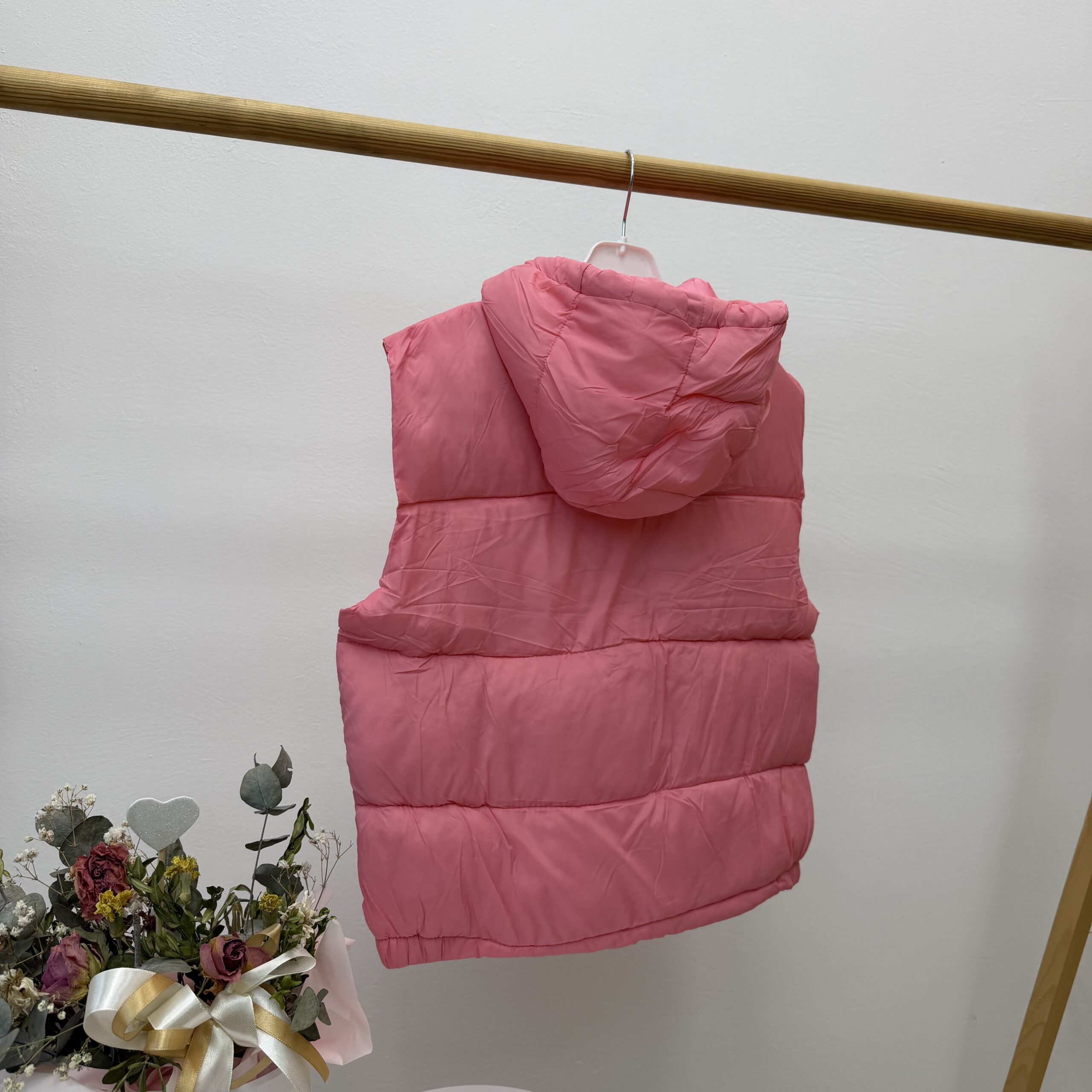 Жилет серденька рожевий