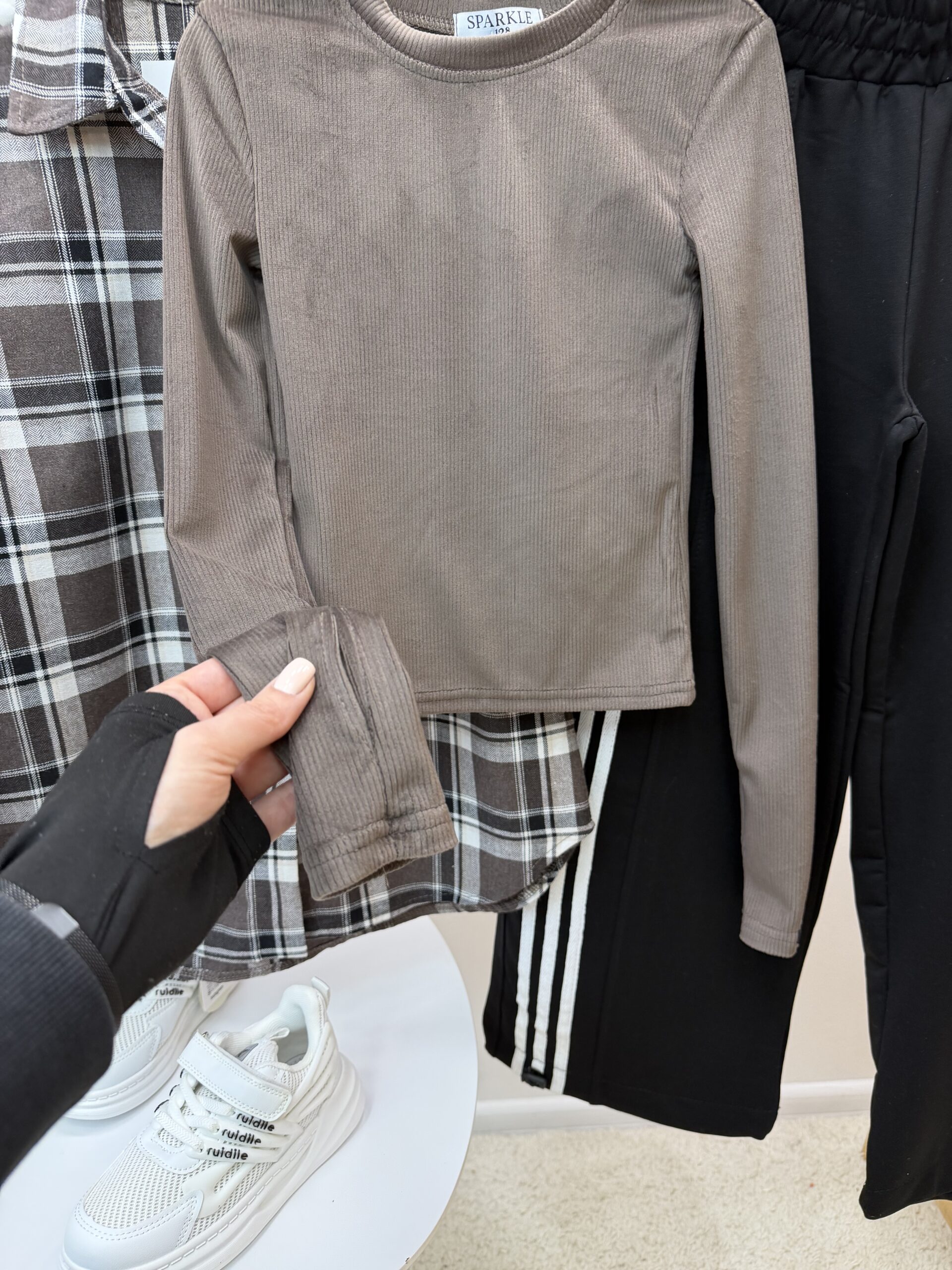 Лонгслів шоколад