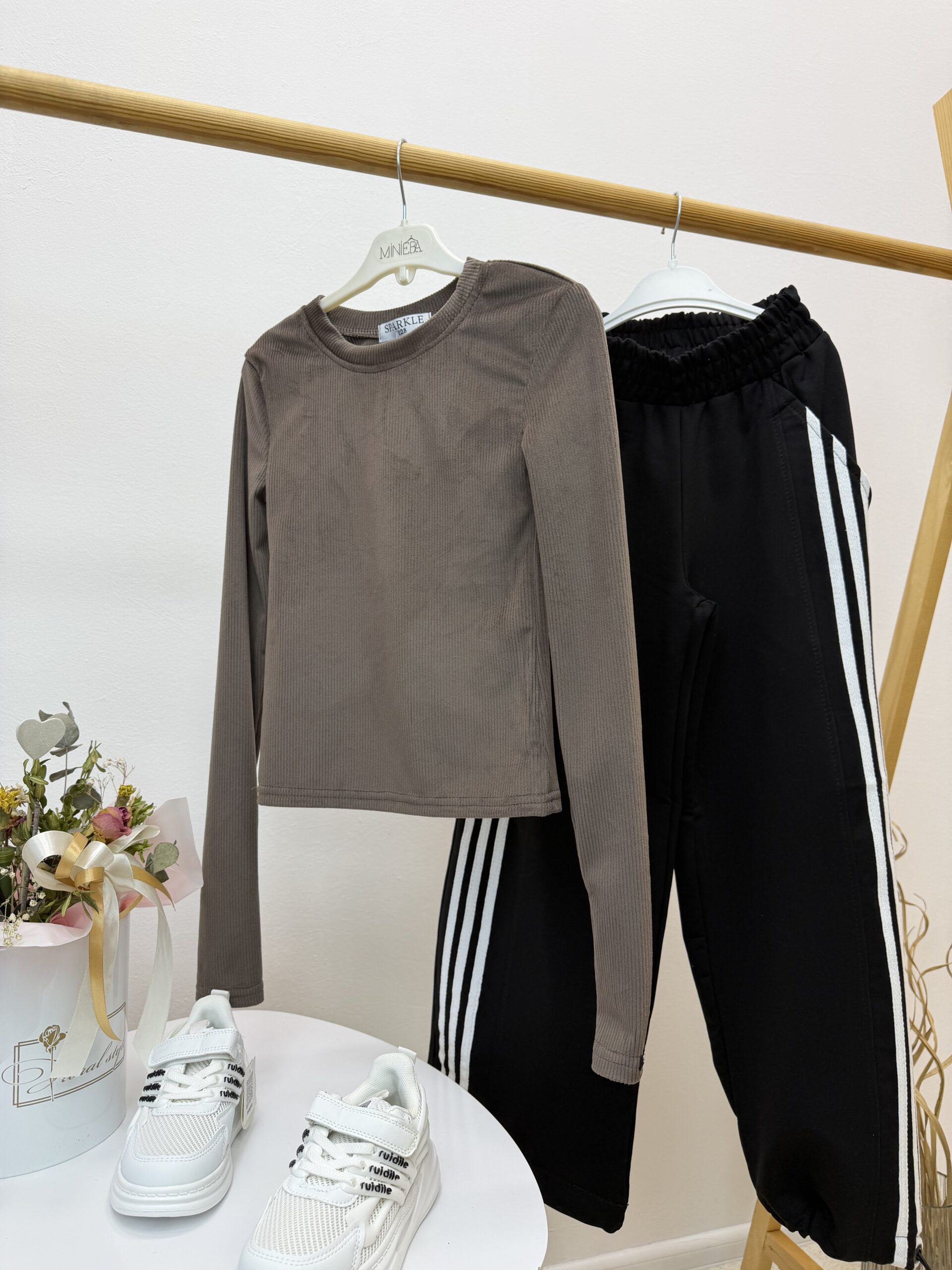 Лонгслів шоколад