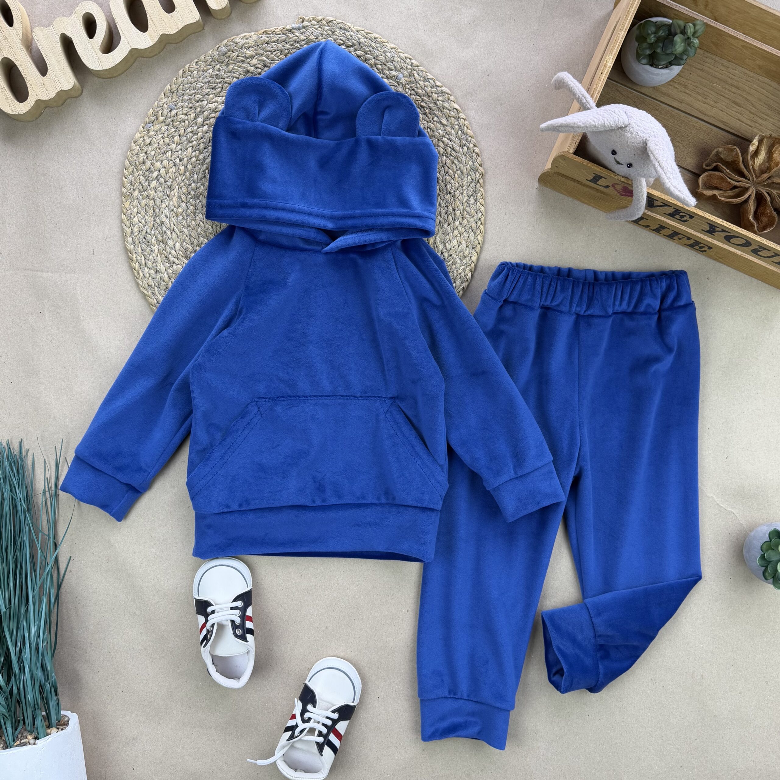 Ведмедик джинс велюр 74-110