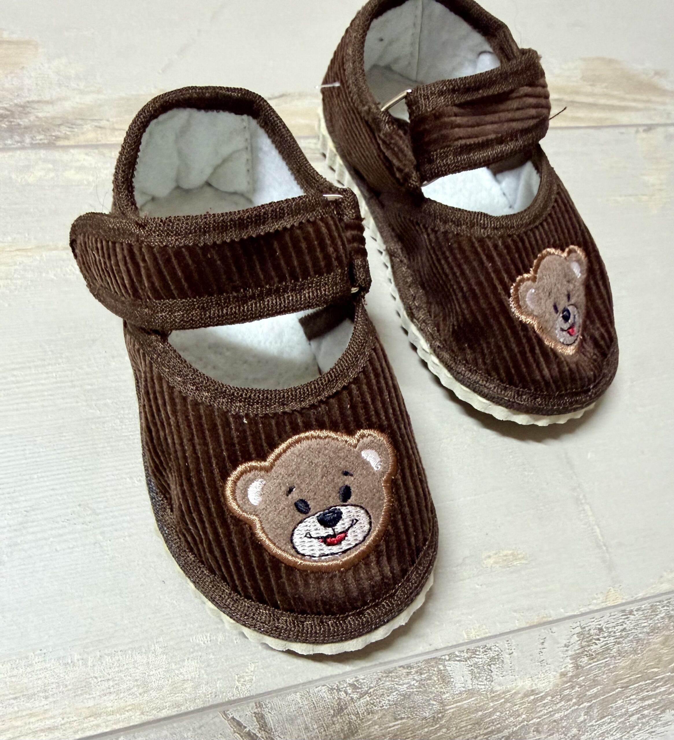 Капці шоколад ведмедик