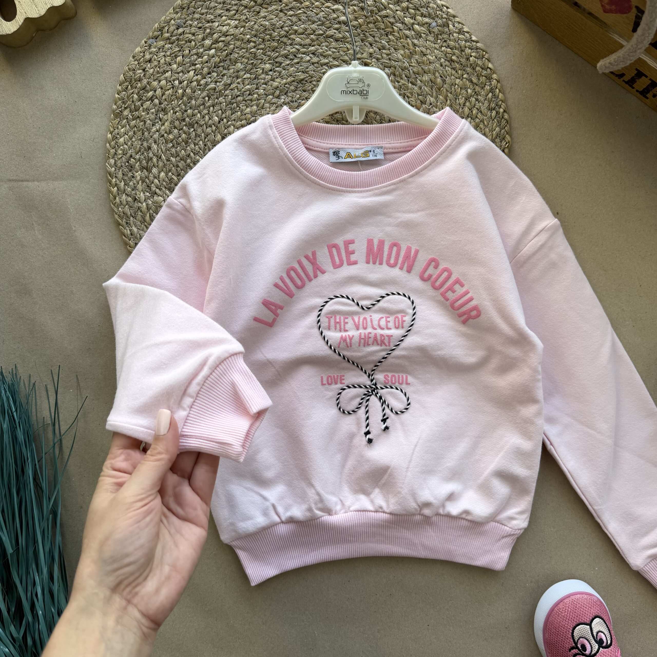 Реглан рожевий my heart