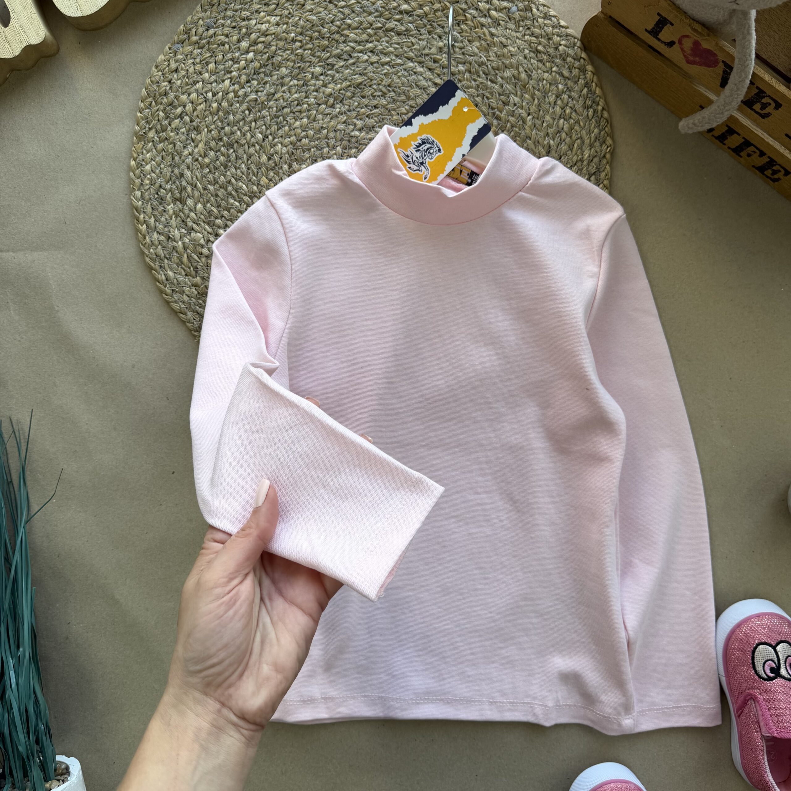 Гольф двонитка Туреччина рожевий 116-134