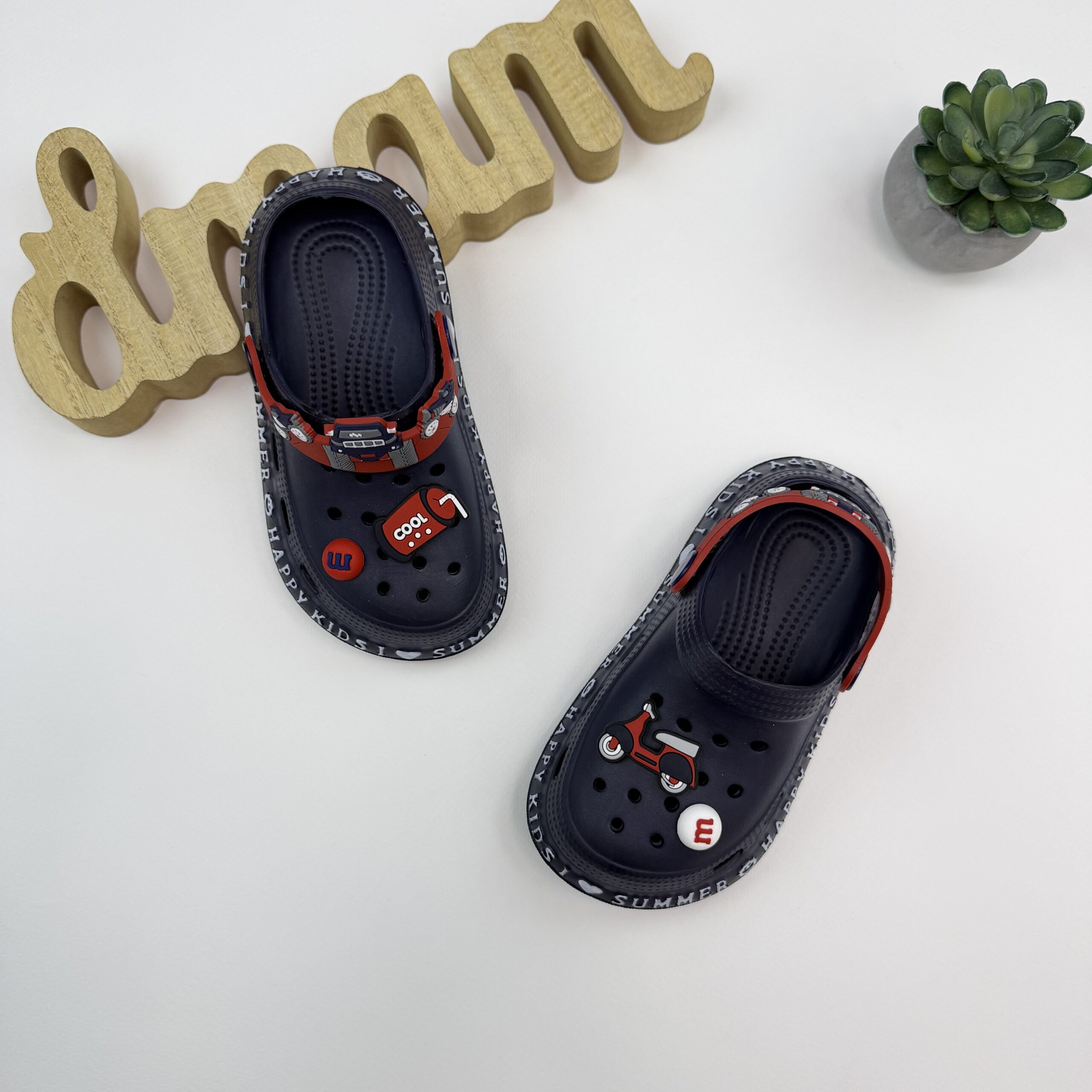 крокси kids сині