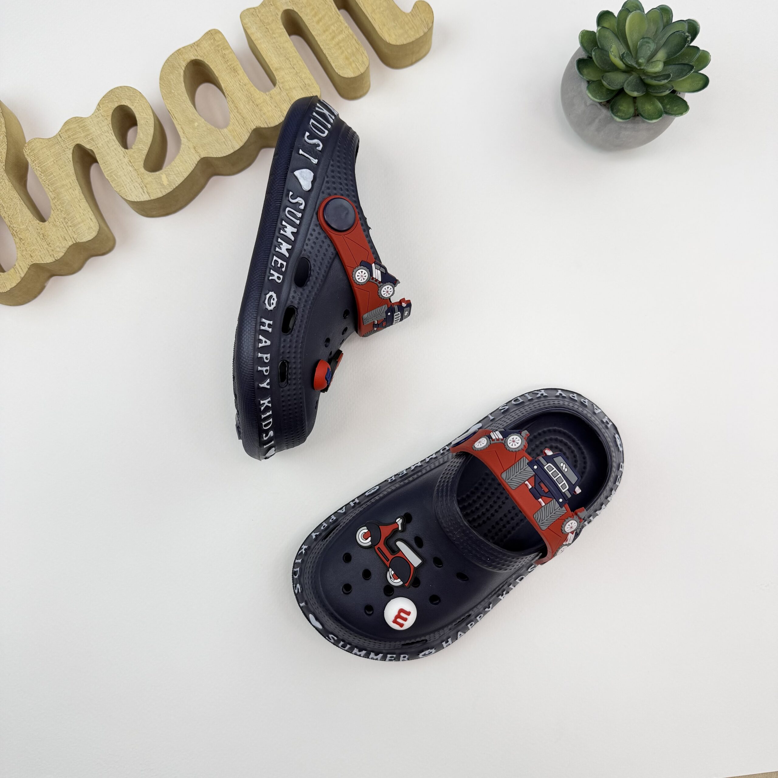 крокси kids сині