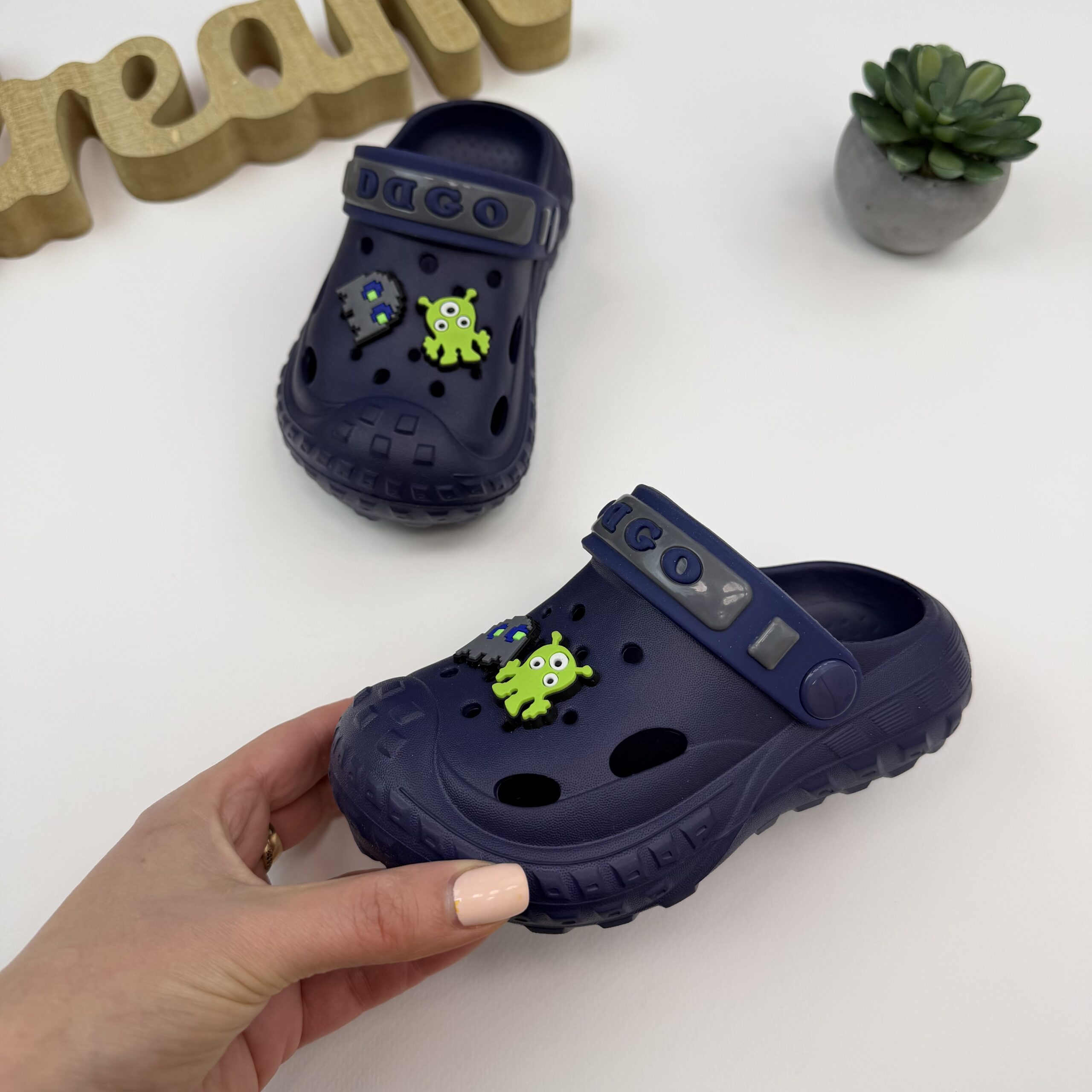 Крокси із захистом від збою сині