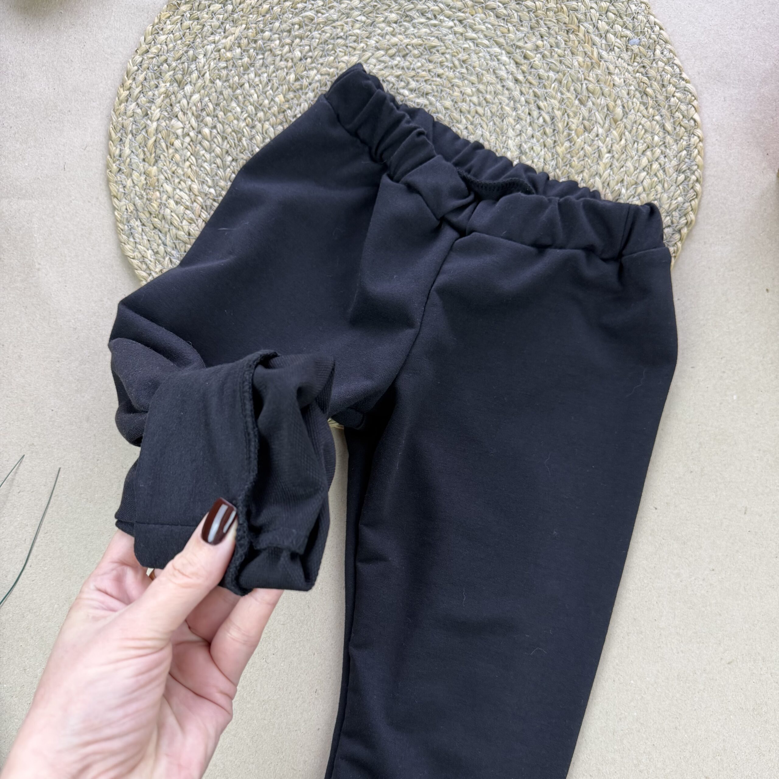 Штани двунитка чорний