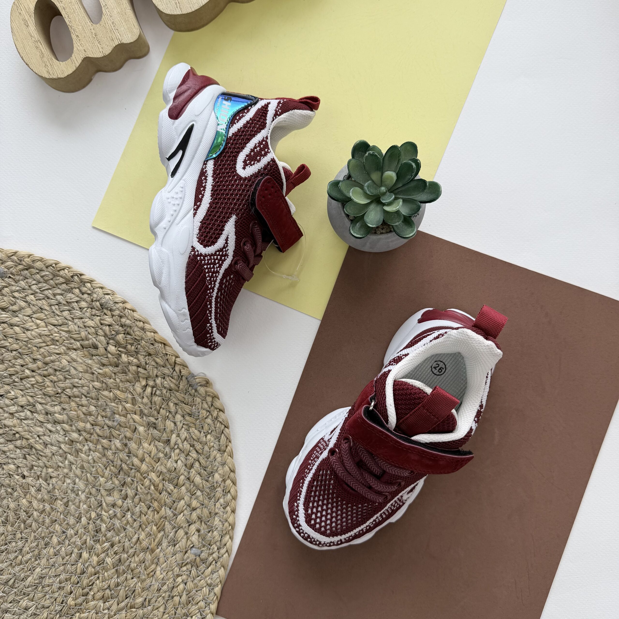 Кросівки текстиль червоні JG