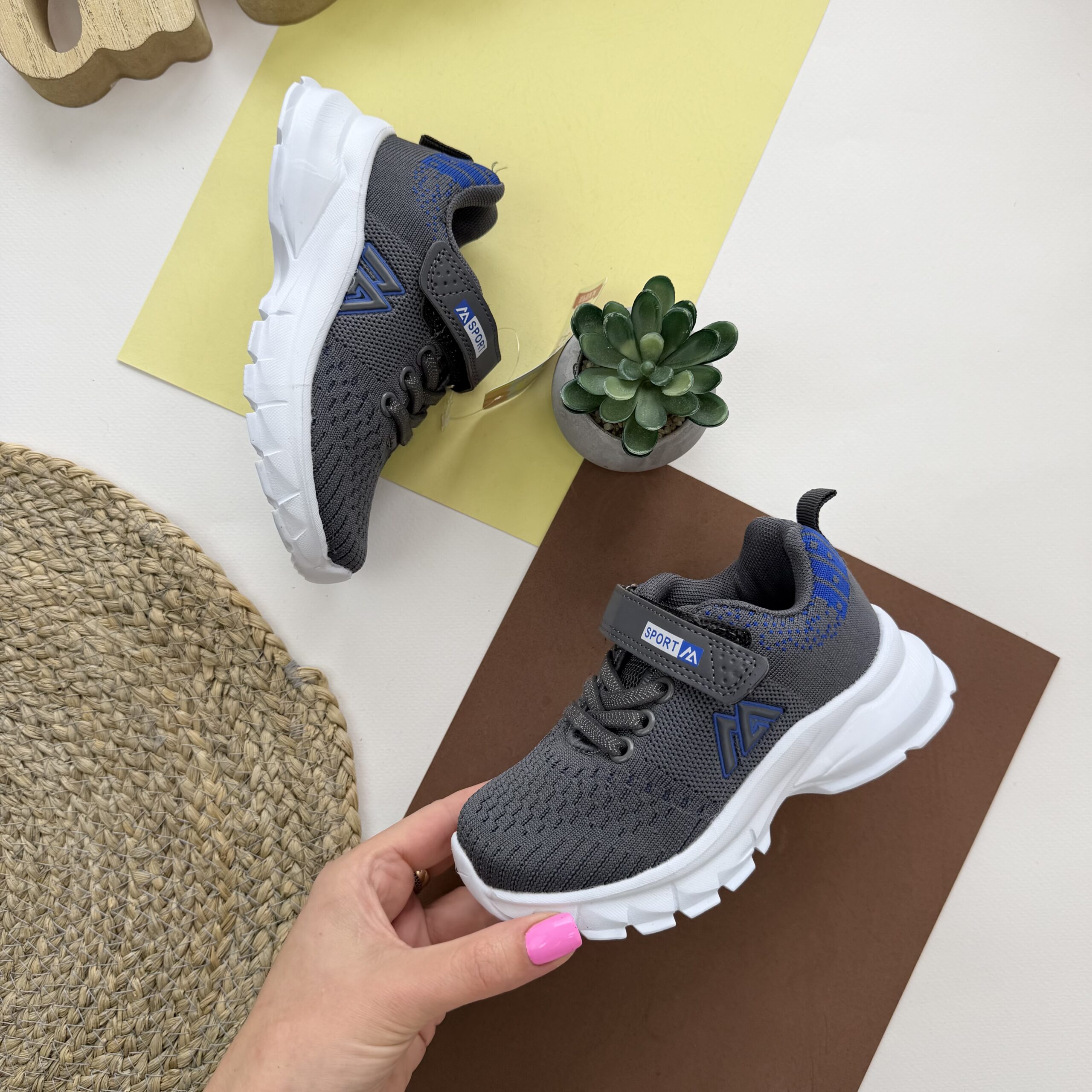 Кросівки текстиль сірі 27-32