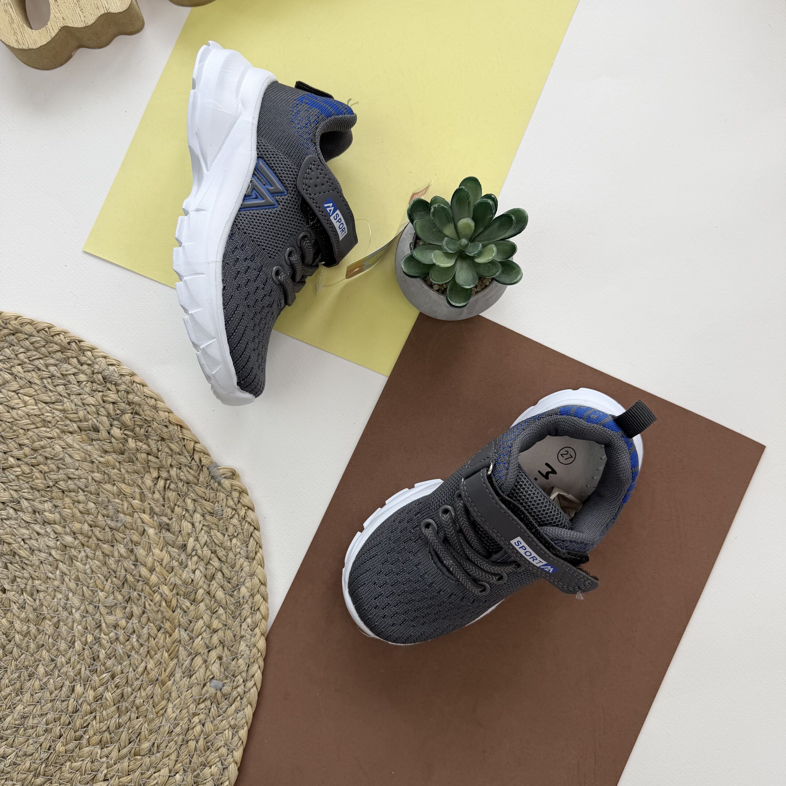 Кросівки текстиль сірі 27-32