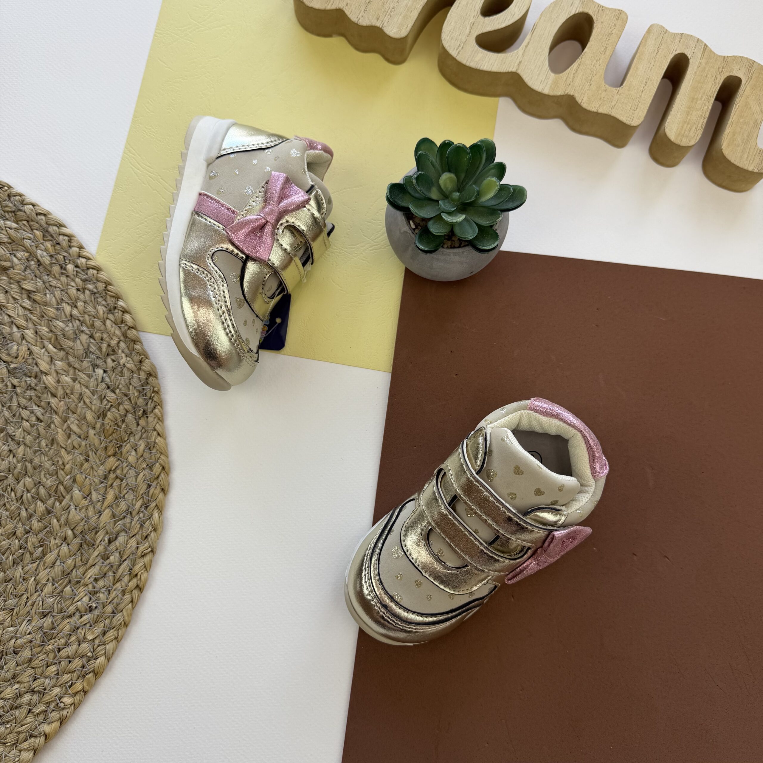 Демі чоботи рожевий бант