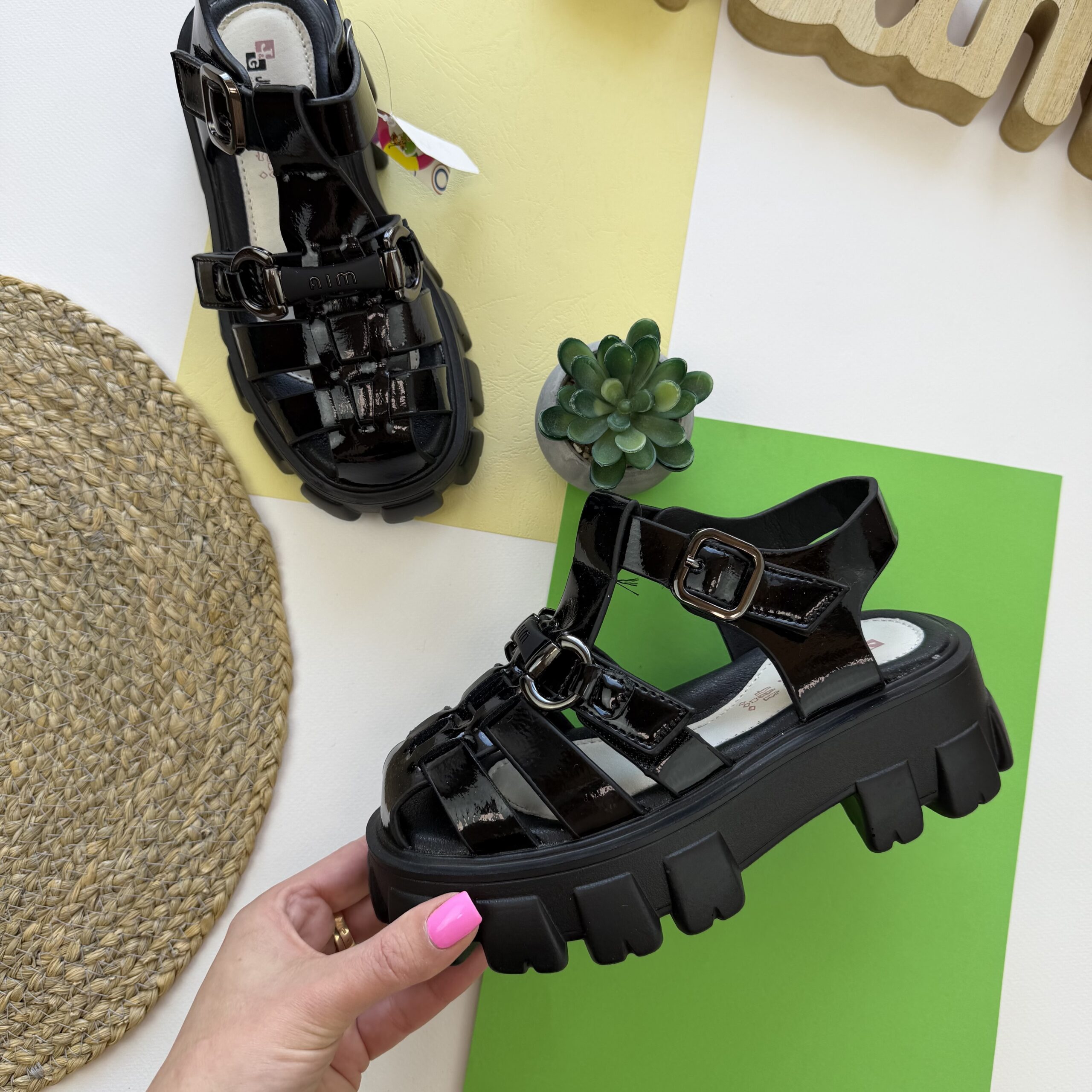 Босоніжки JG чорні 32-37