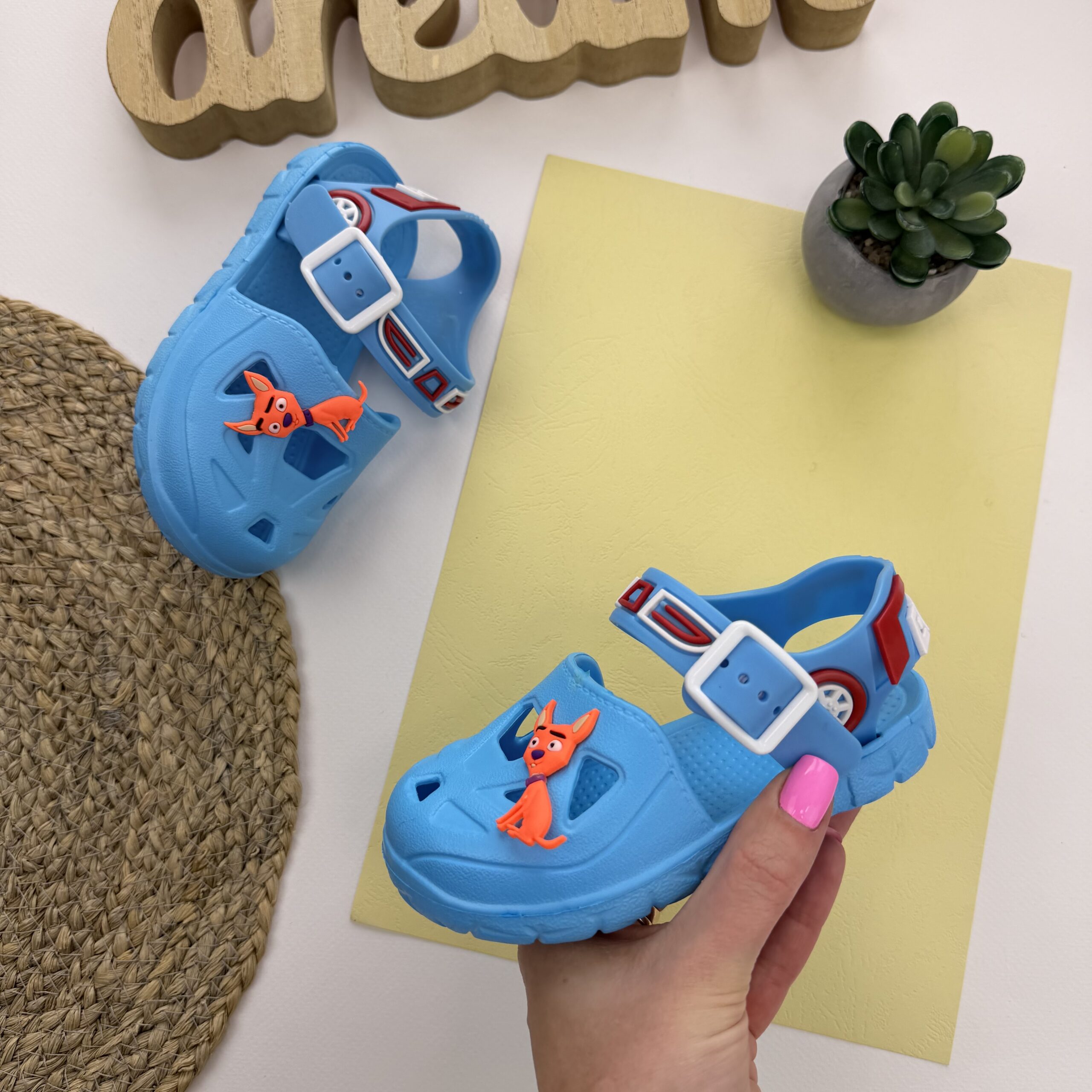 босоніжки піна блакитні