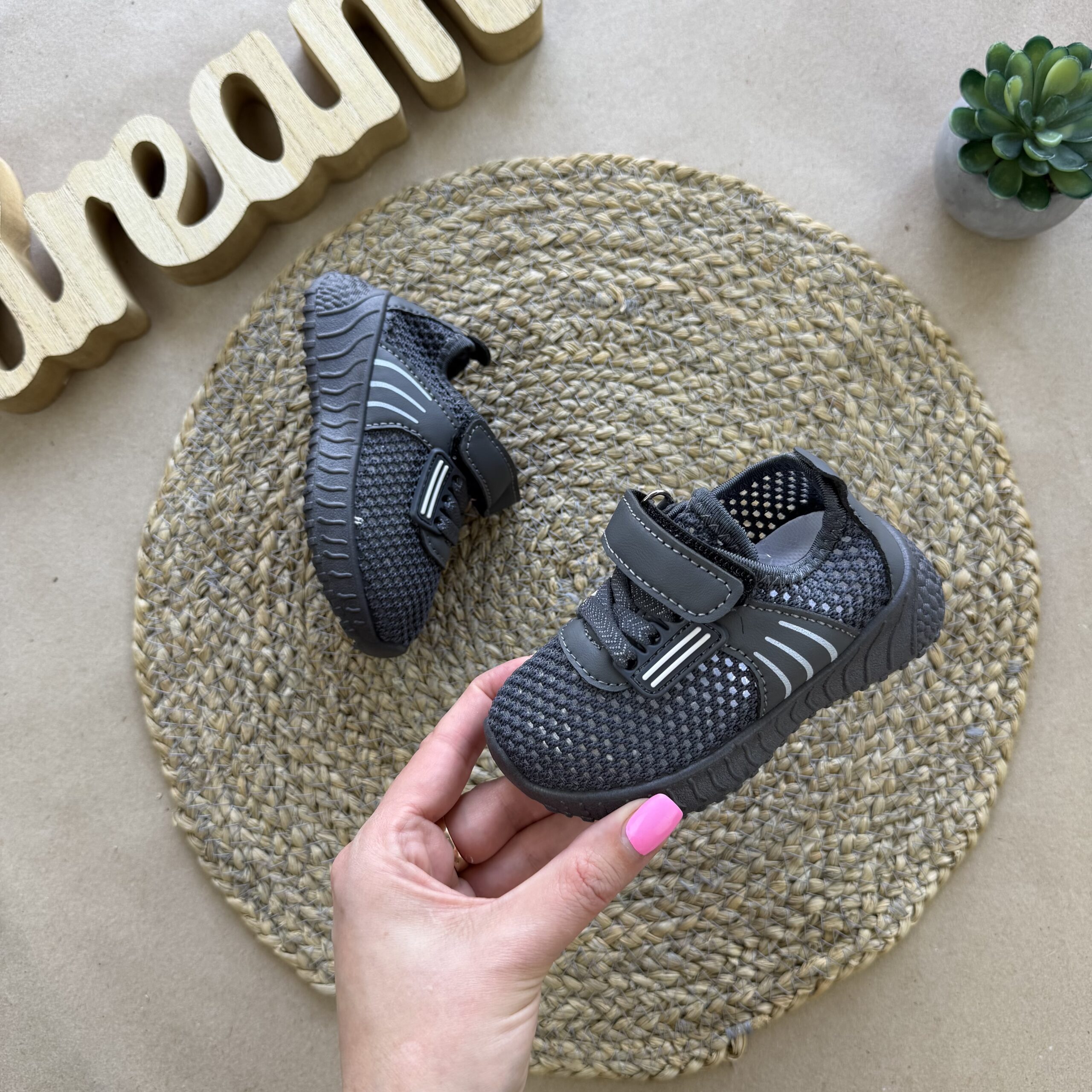 Кеди сітка графіт 20-25