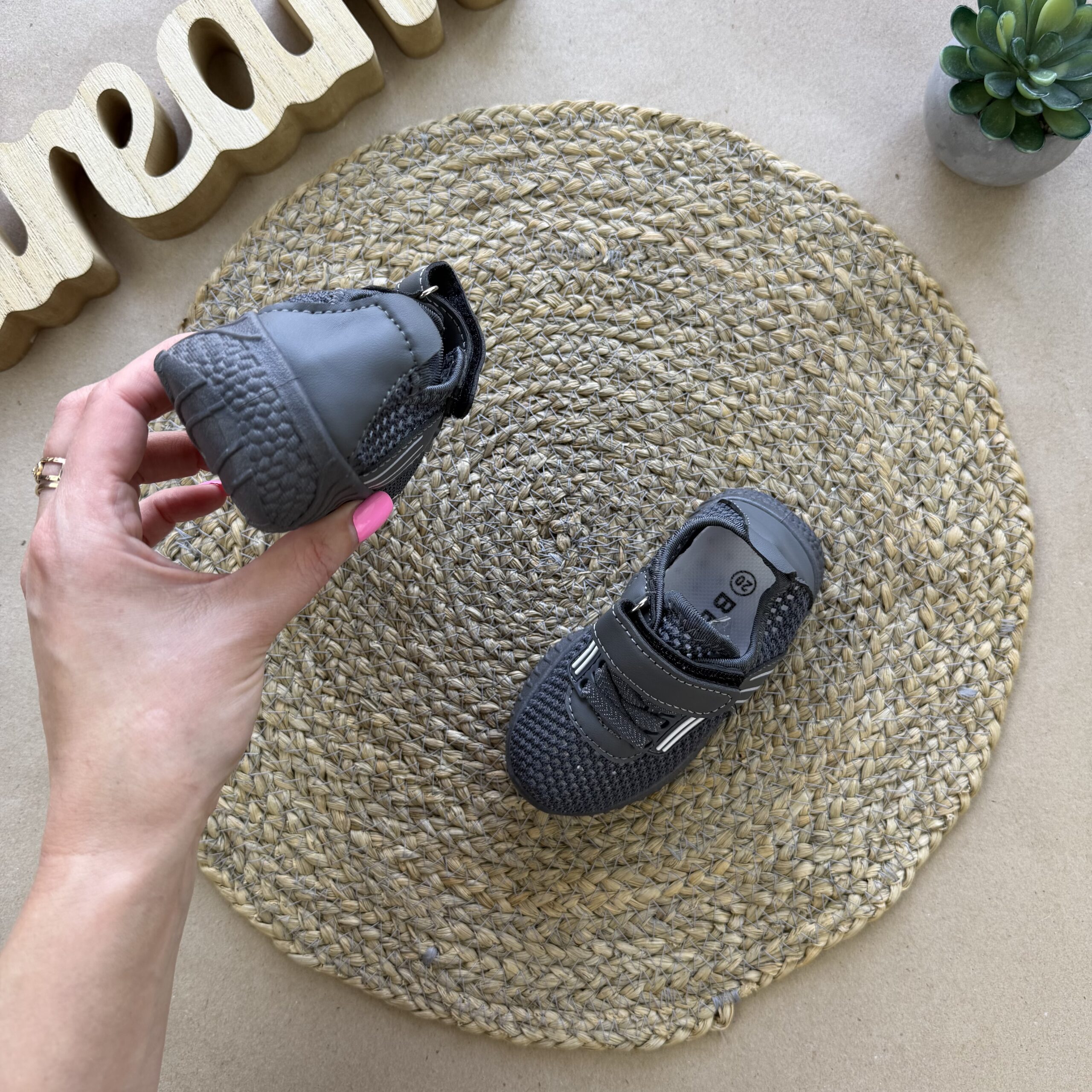 Кеди сітка графіт 20-25