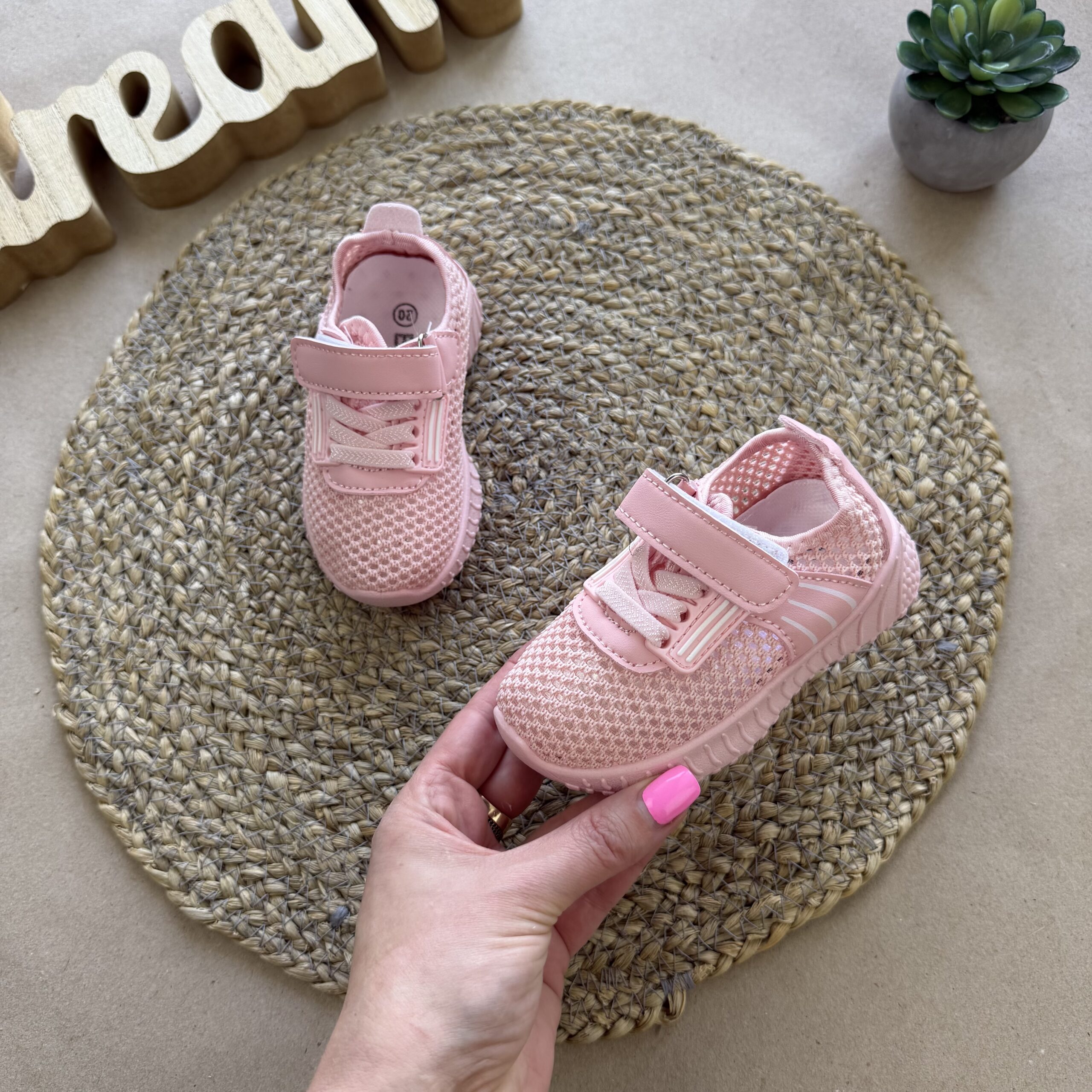 Кеди сітка рожеві 20-25