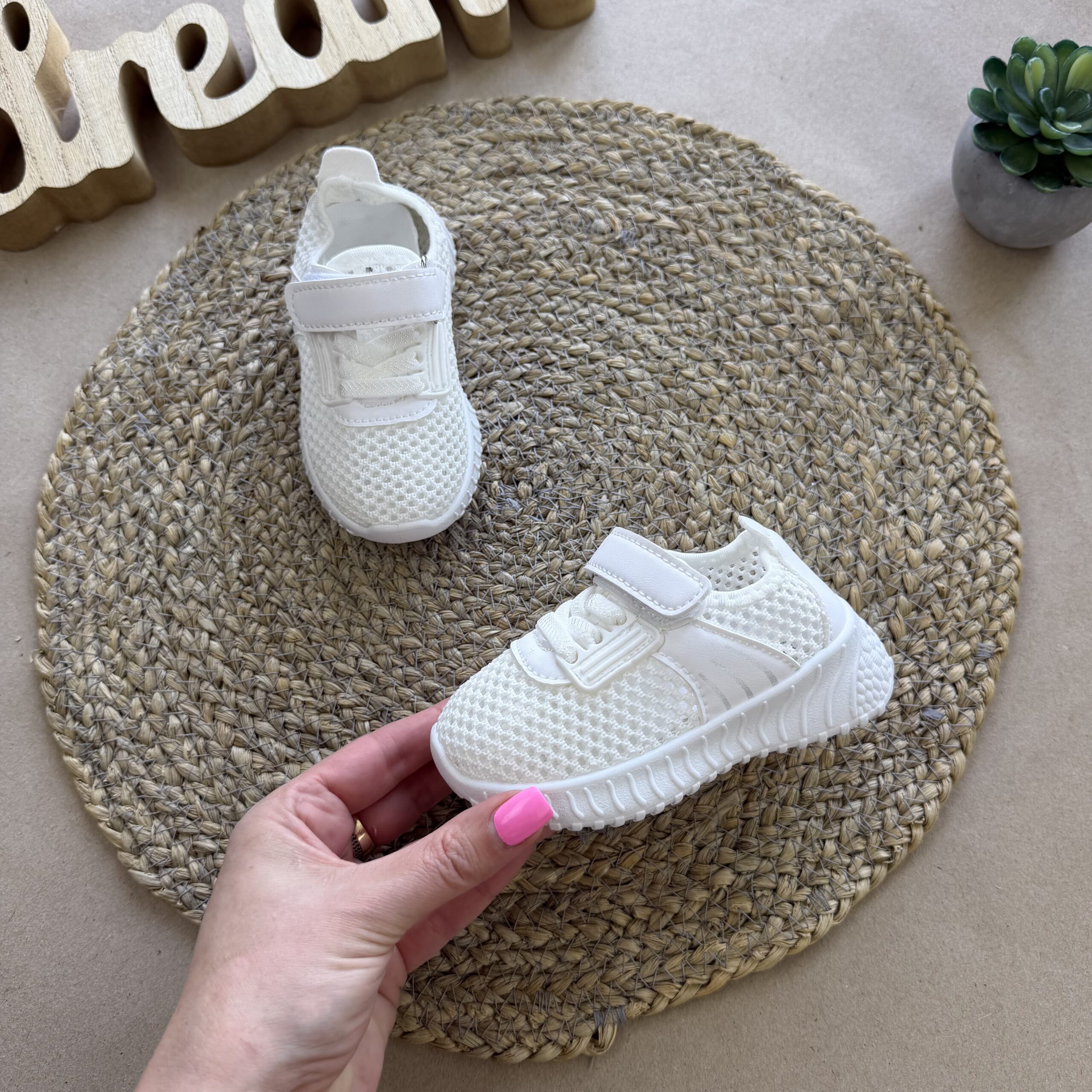 Кеди сітка білі 20-25