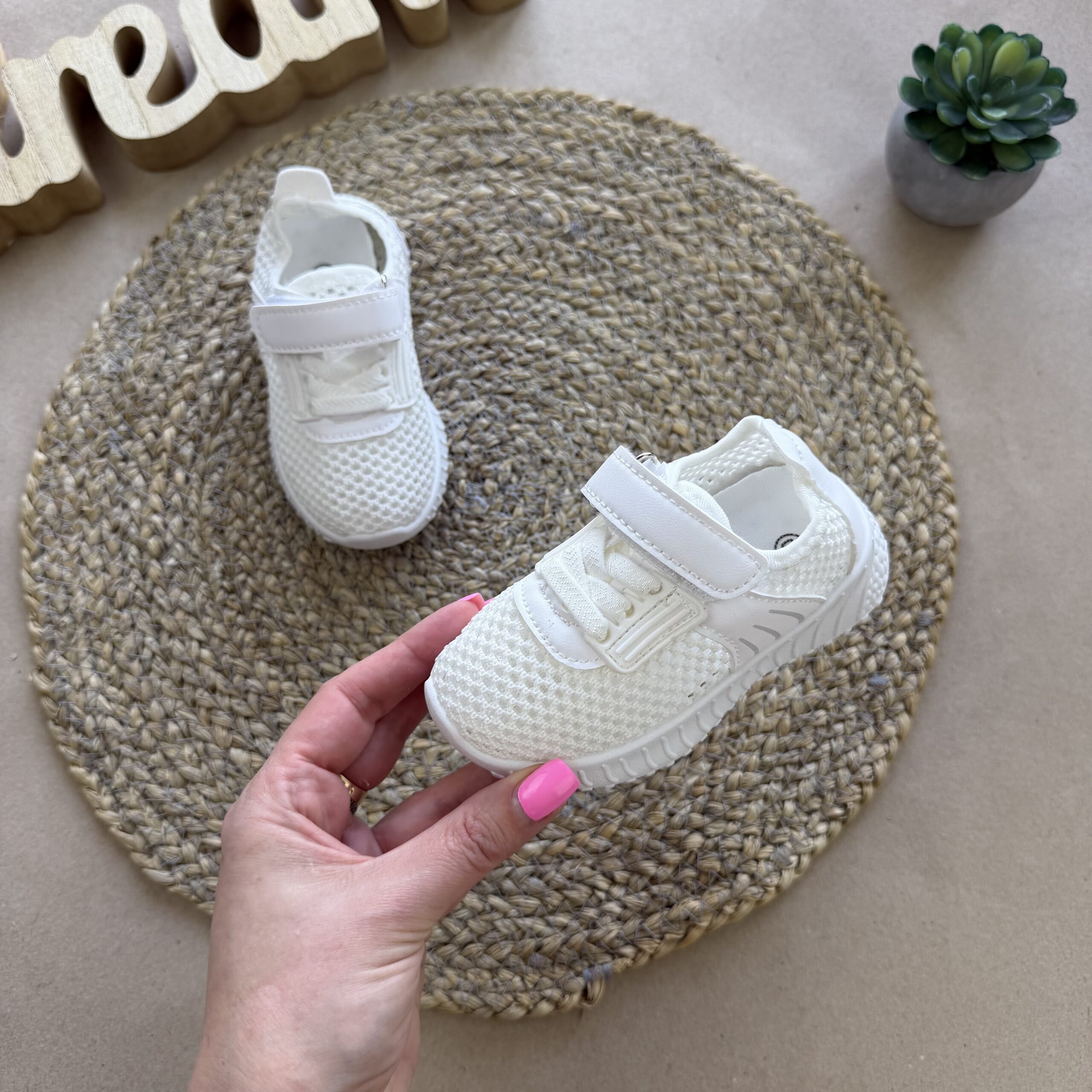 Кеди сітка білі 20-25